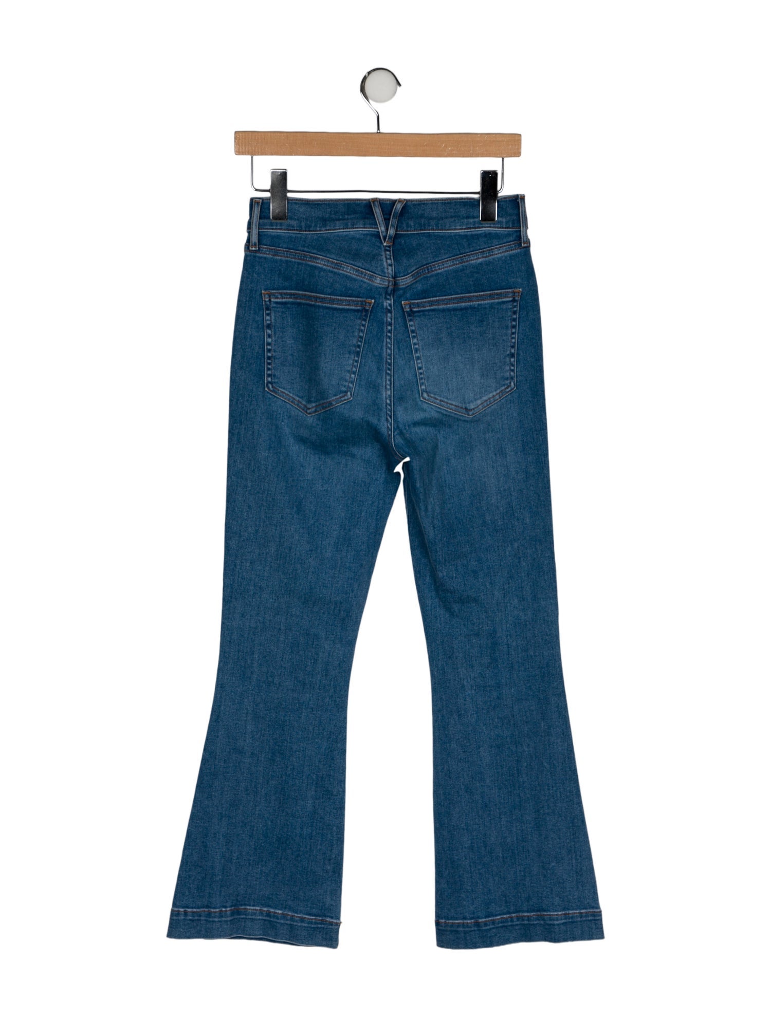 Veronica Beard High-Rise Wide Leg Jeans