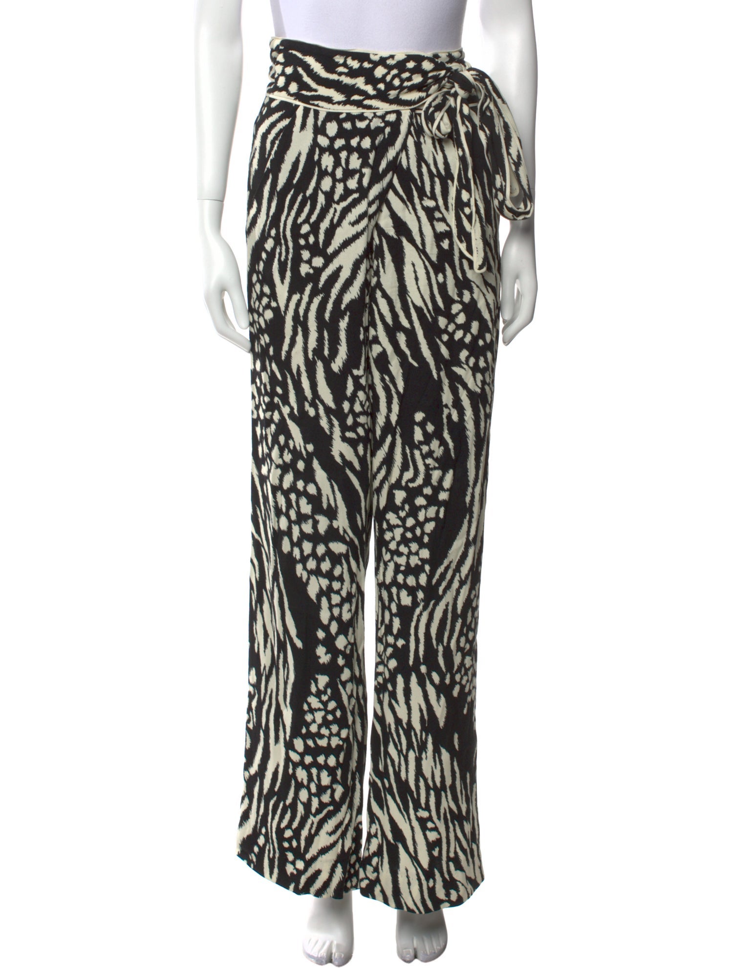 Veronica Beard Printed Wide Leg Pants