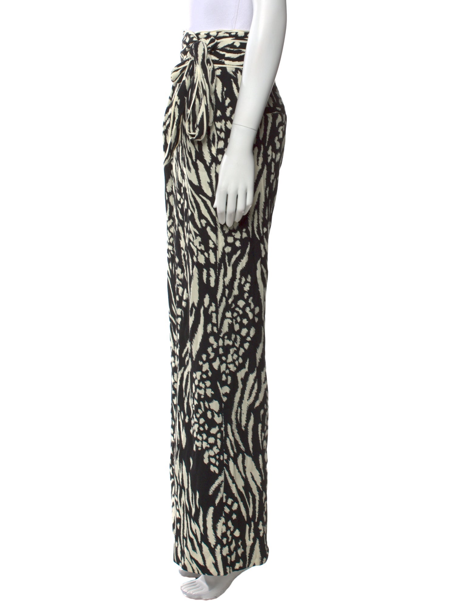 Veronica Beard Printed Wide Leg Pants