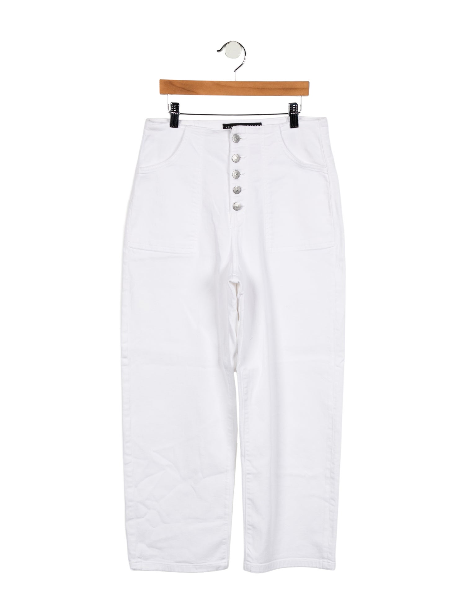 Veronica Beard High-Rise Wide Leg Jeans