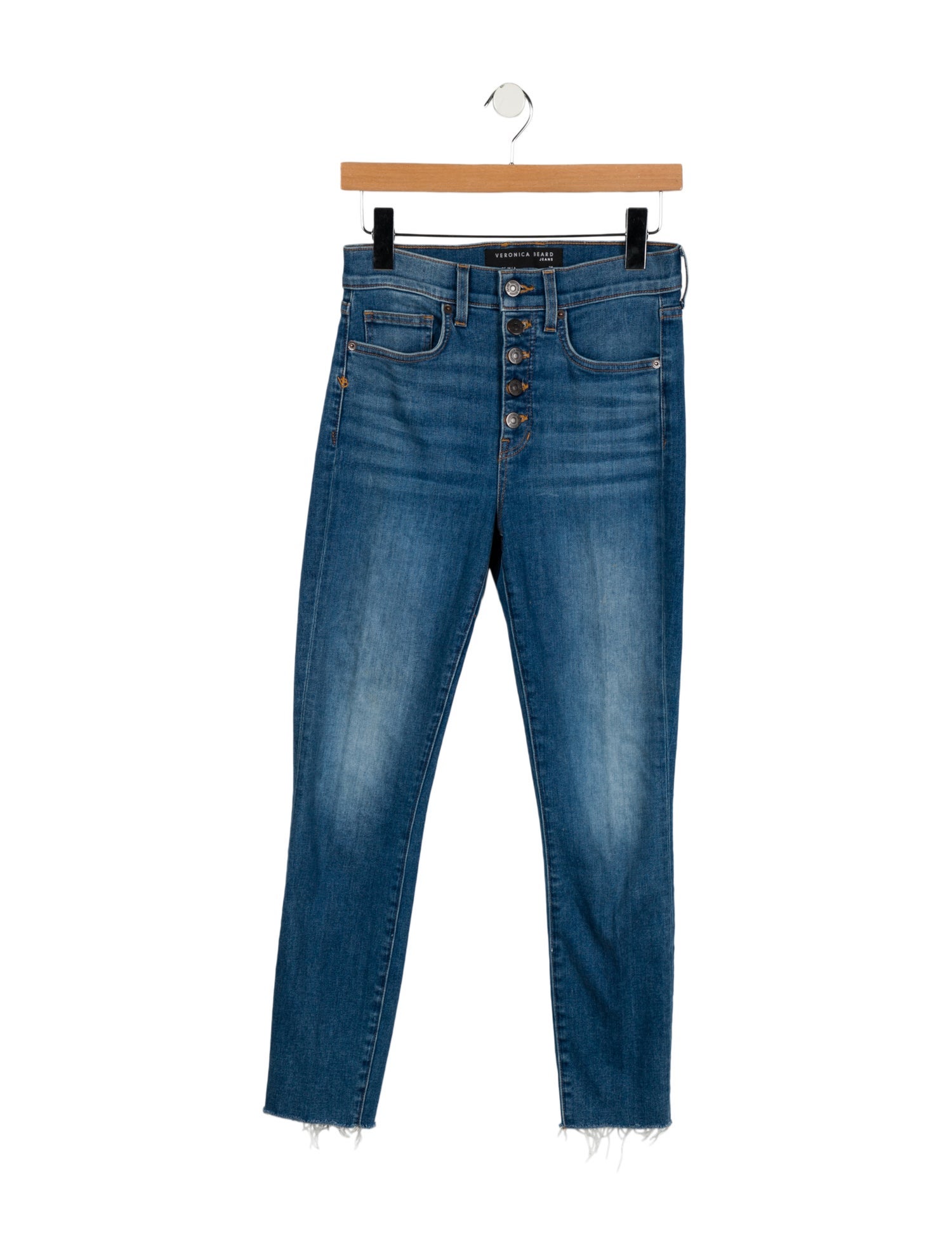 Veronica Beard Mid-Rise Skinny Leg Jeans