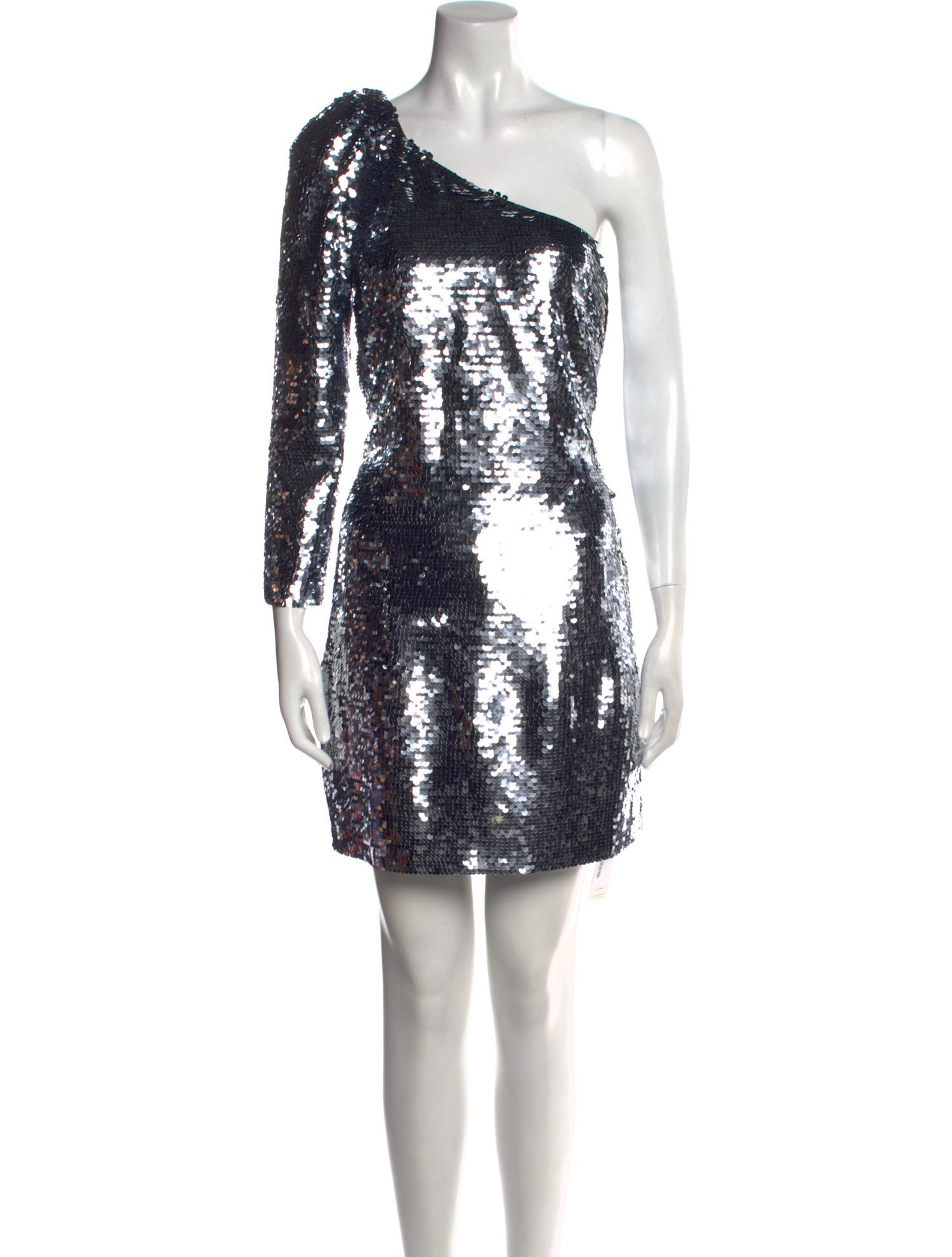 Veronica Beard One-Shoulder Mini Dress