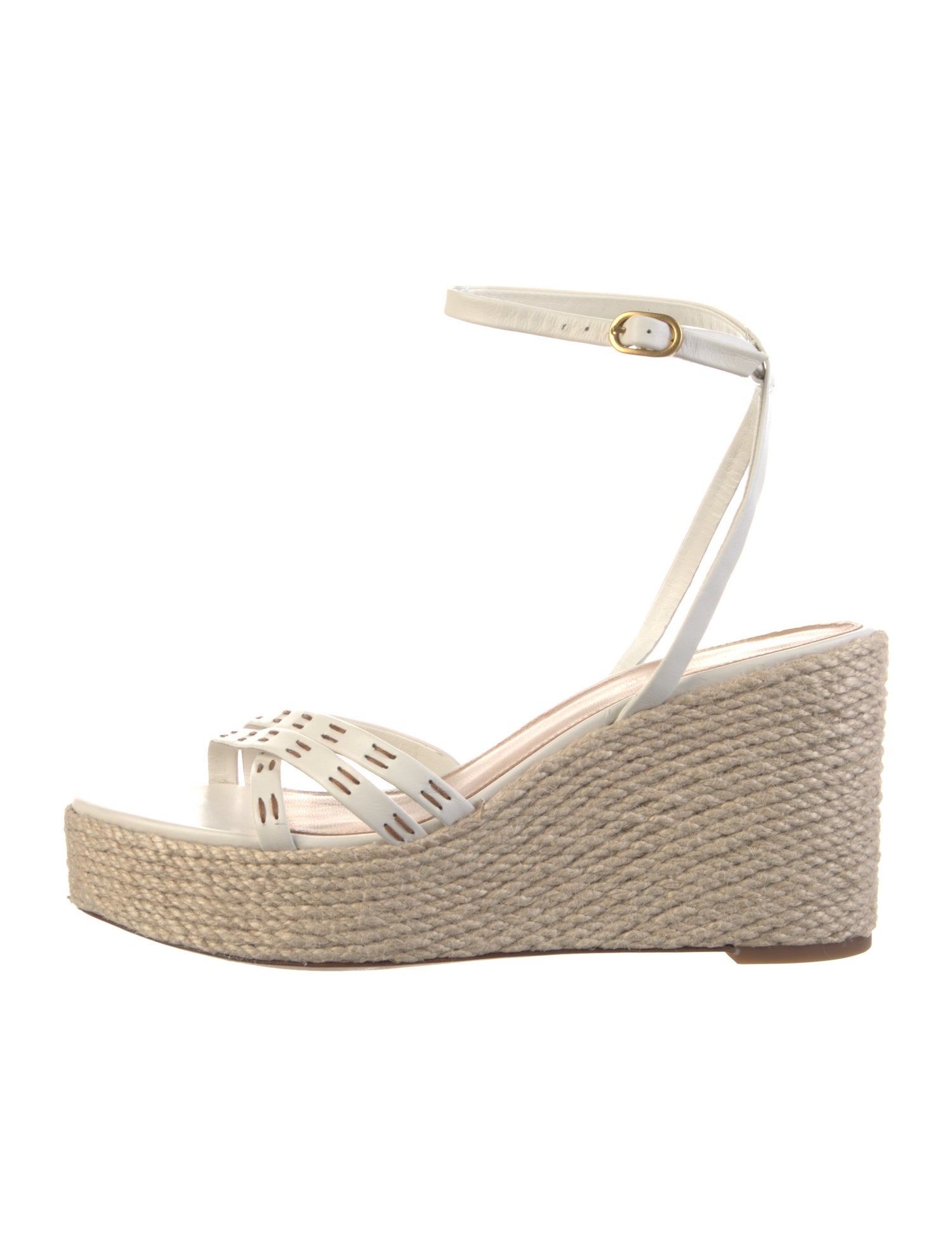 Veronica Beard Leather Colorblock Pattern Espadrilles