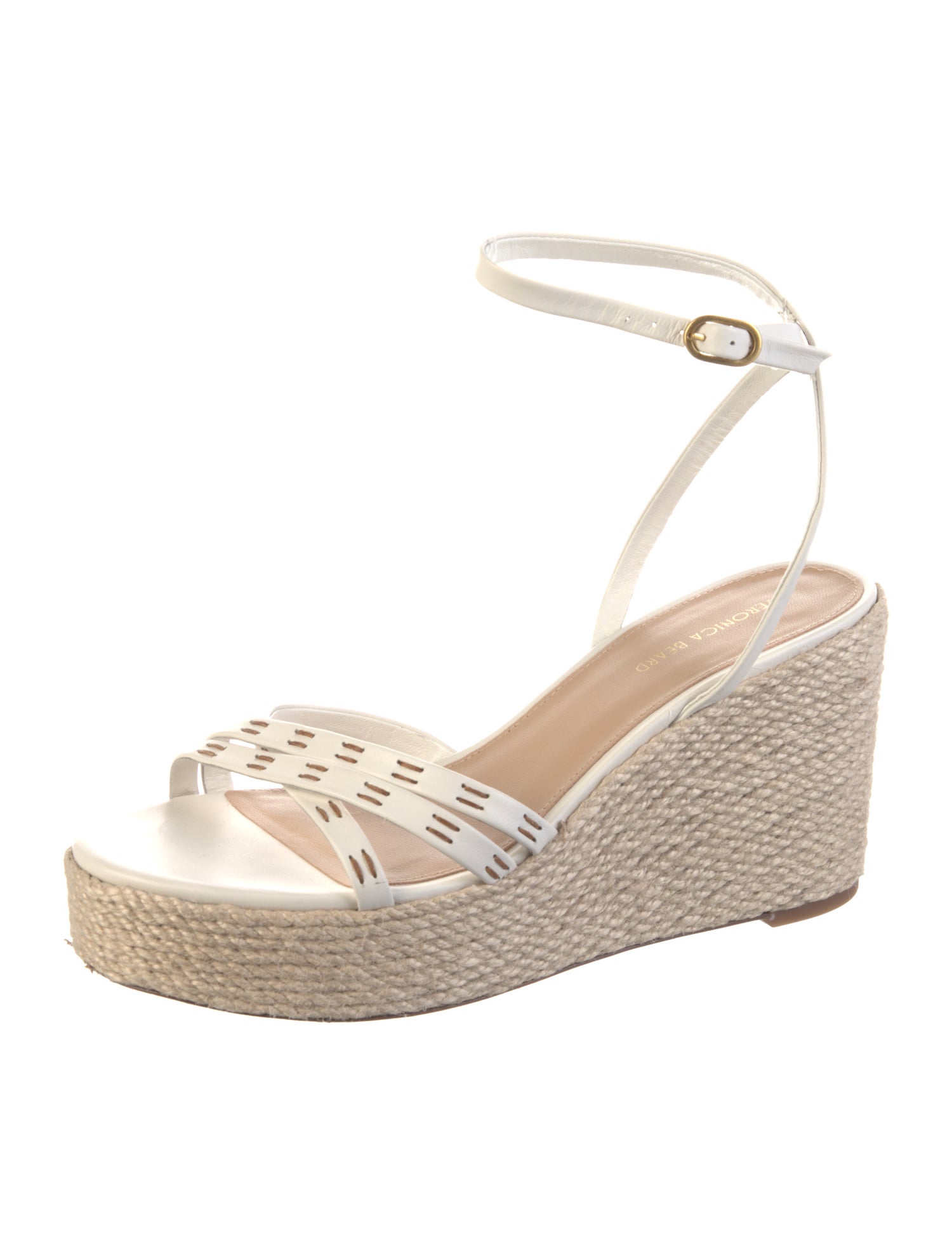 Veronica Beard Leather Colorblock Pattern Espadrilles