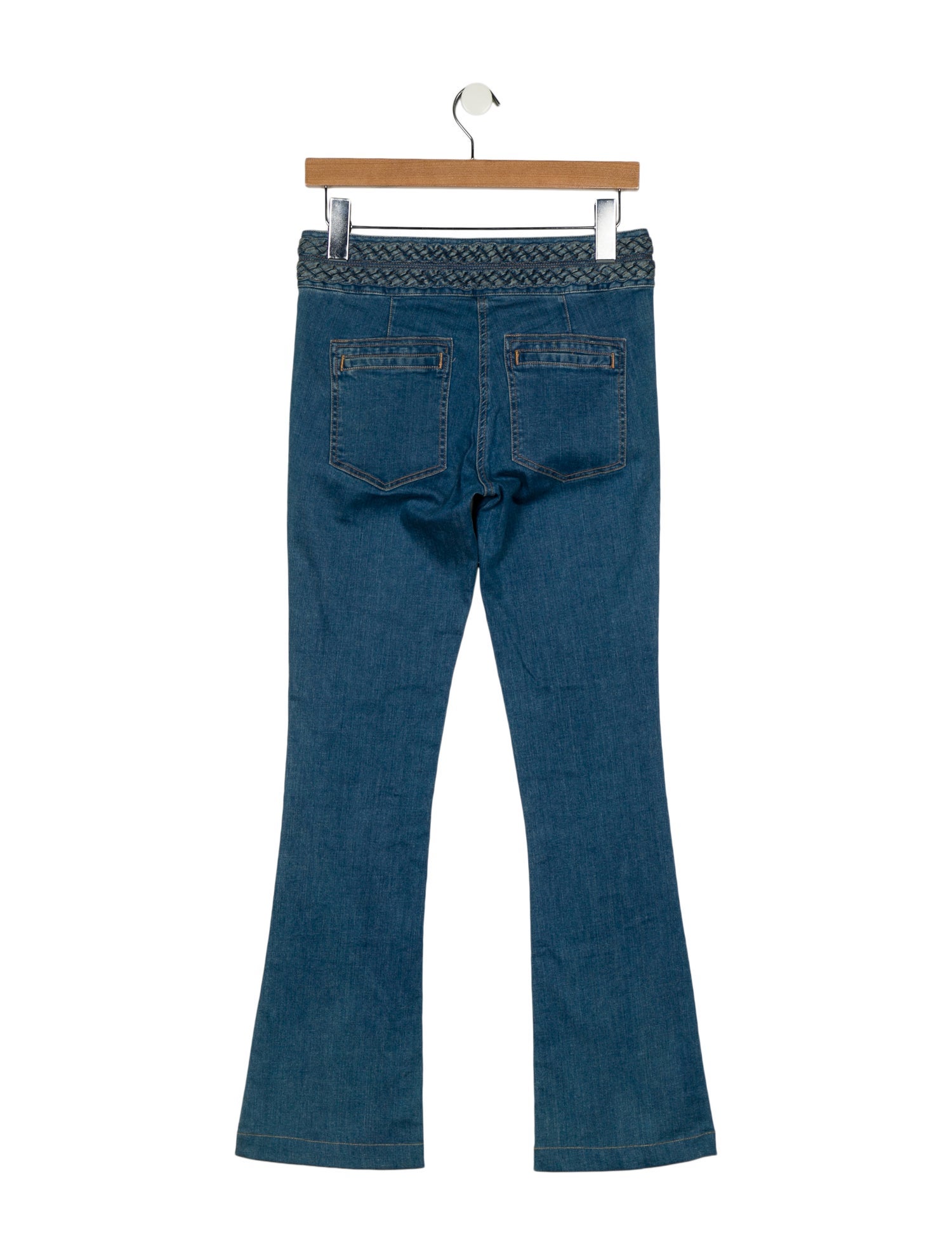 Veronica Beard Mid-Rise Straight Leg Jeans