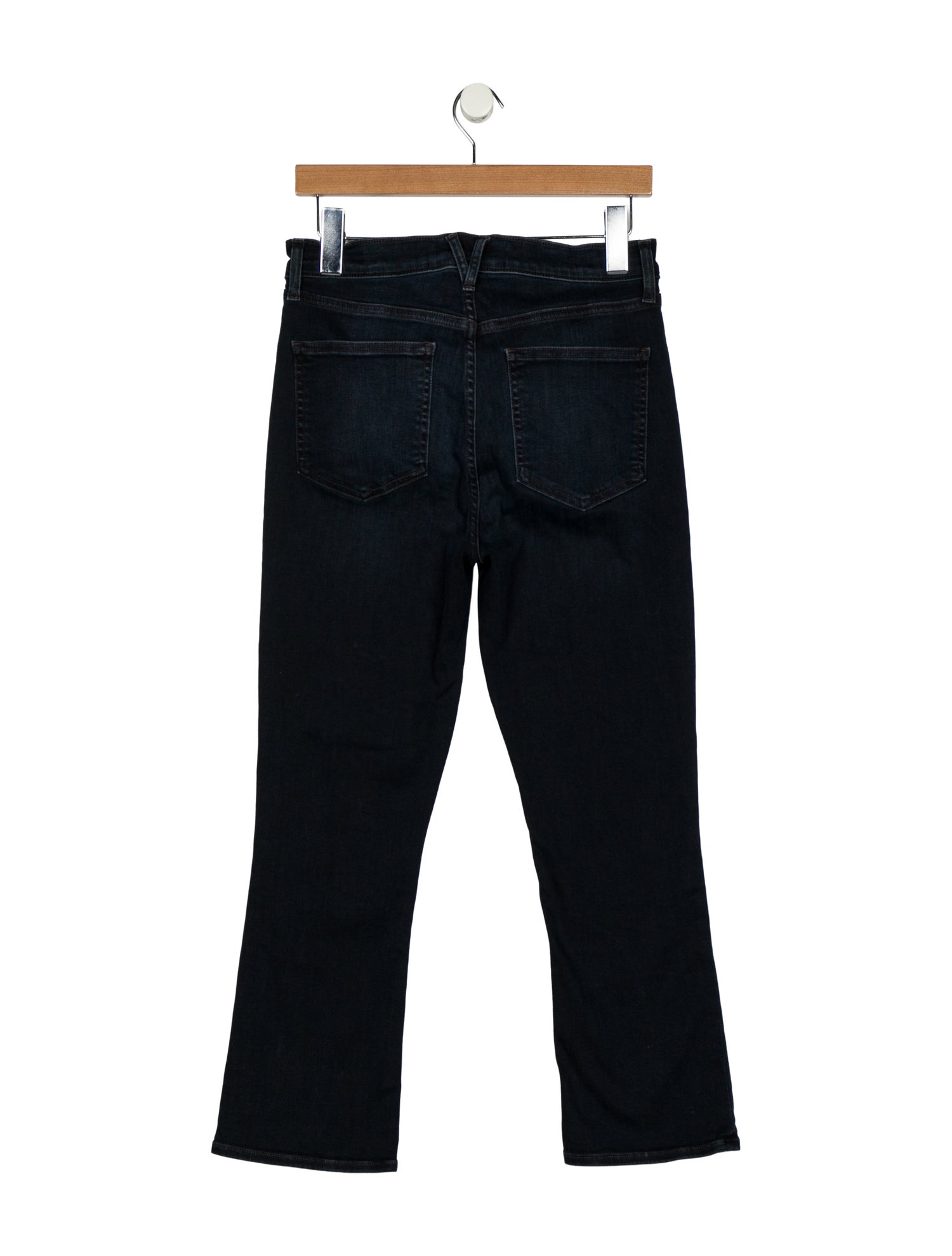 Veronica Beard Mid-Rise Straight Leg Jeans