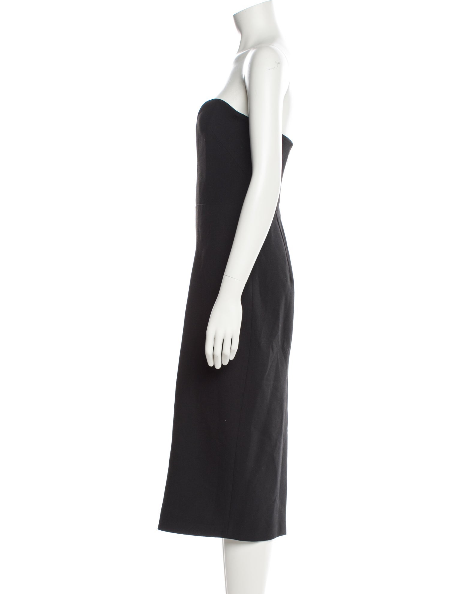 Veronica Beard Strapless Midi Length Dress