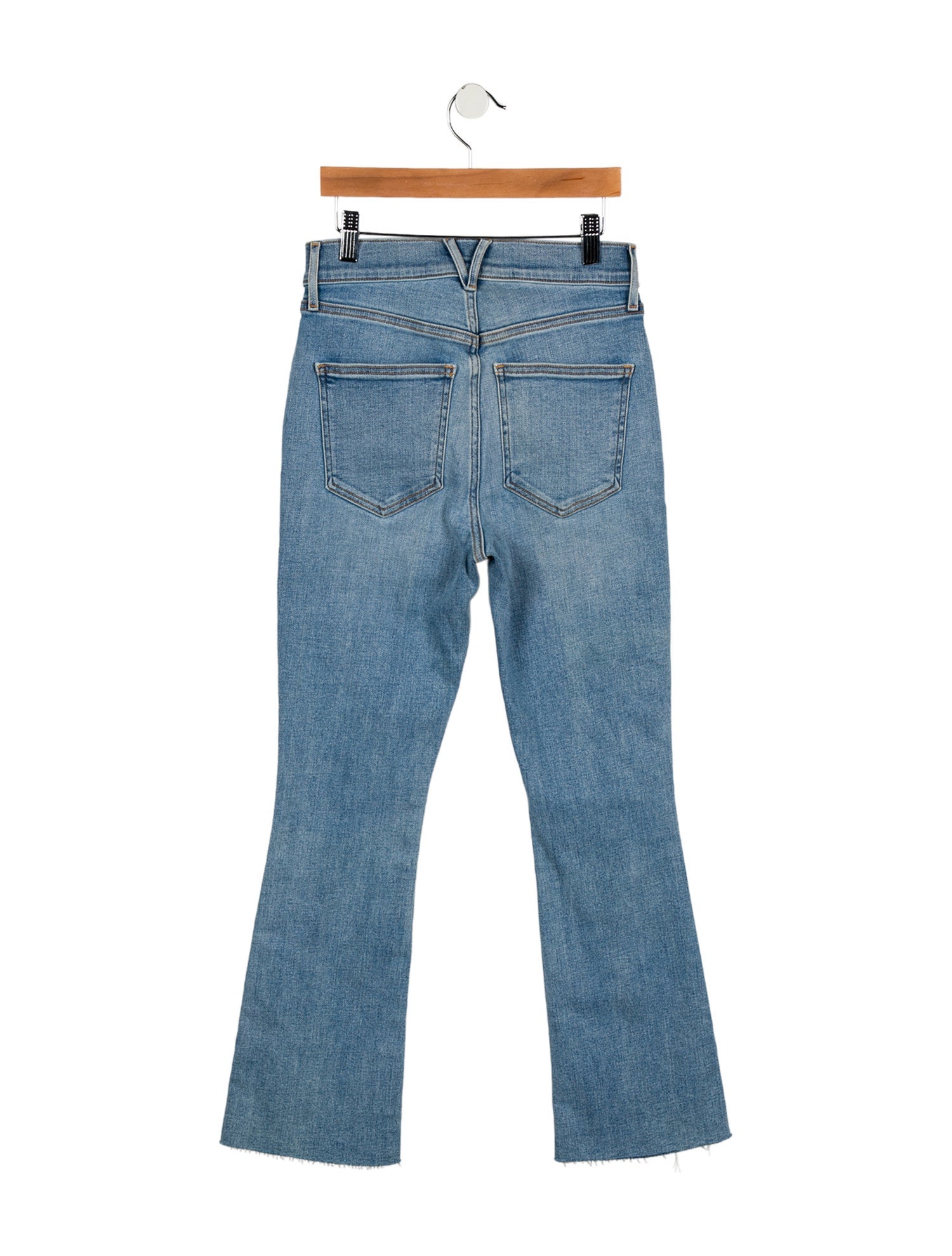 Veronica Beard High-Rise Straight Leg Jeans