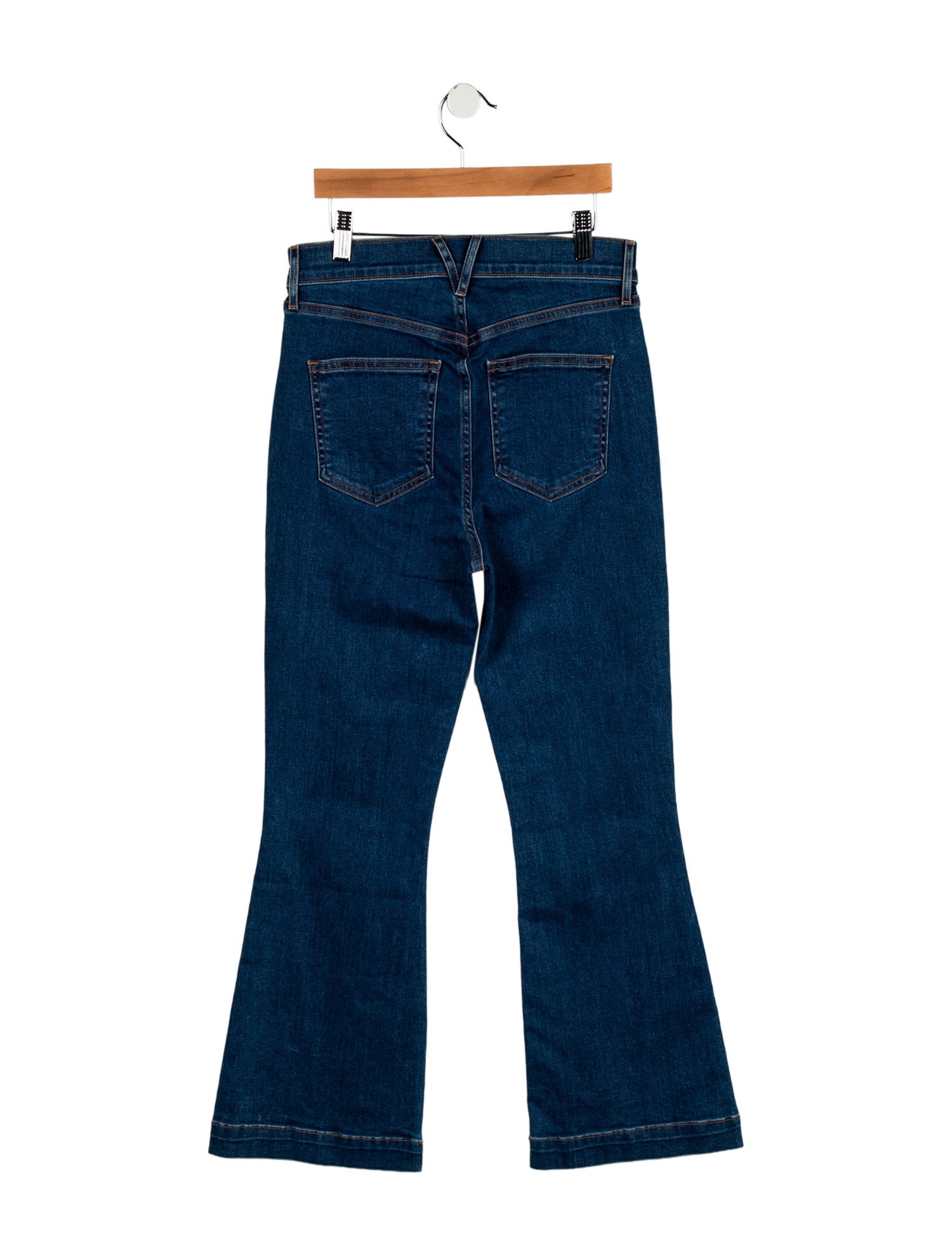 Veronica Beard High-Rise Wide Leg Jeans