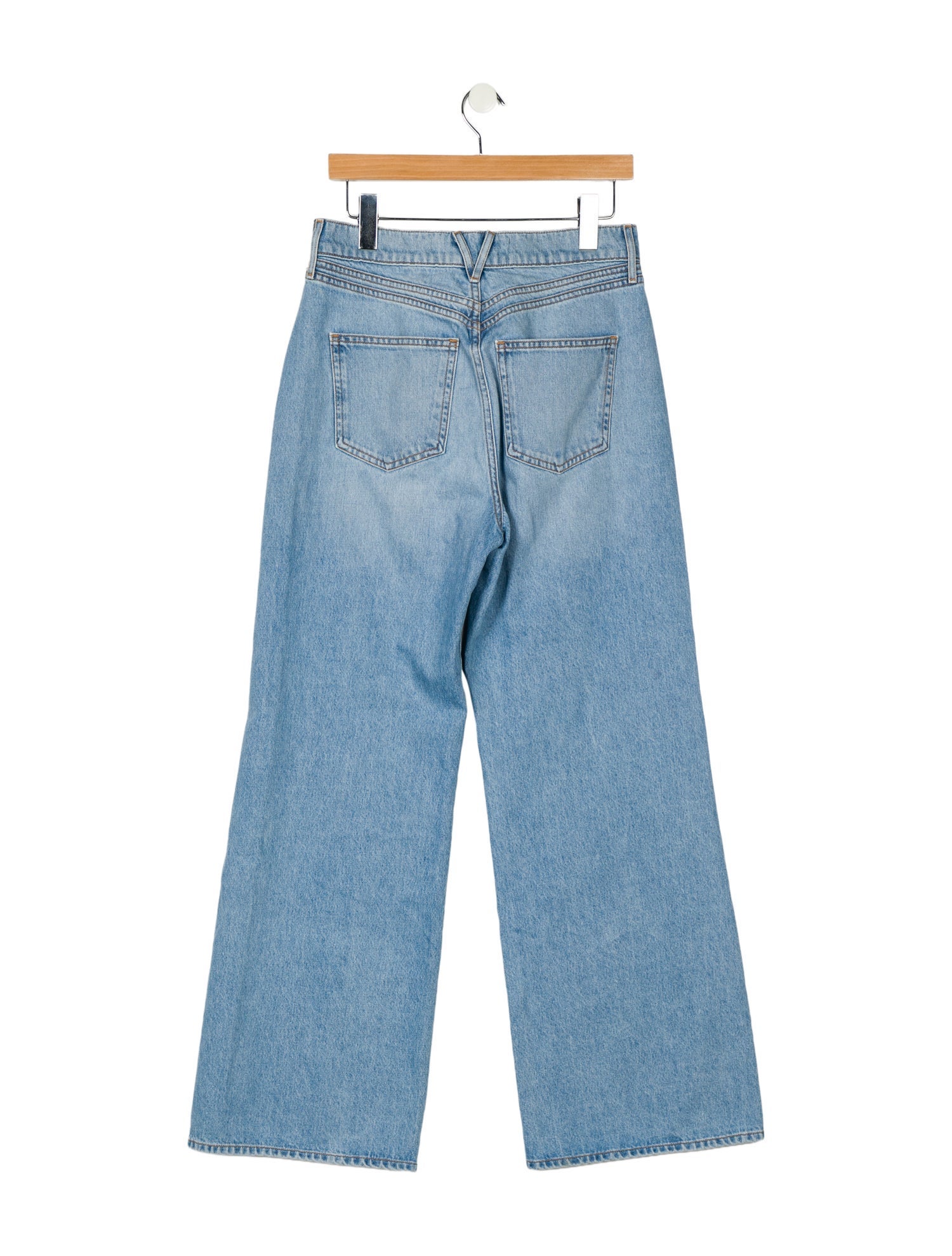 Veronica Beard High-Rise Wide Leg Jeans