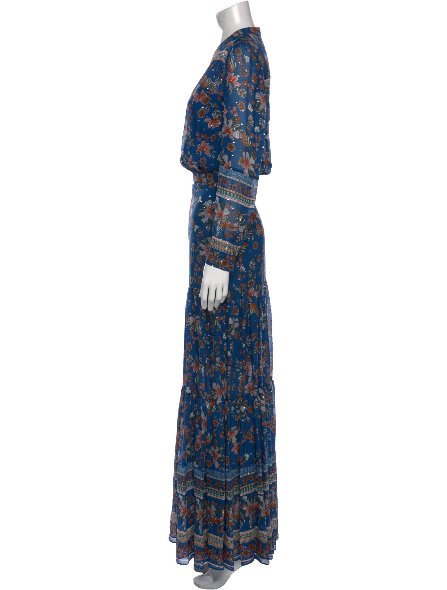 Veronica Beard Silk Long Dress