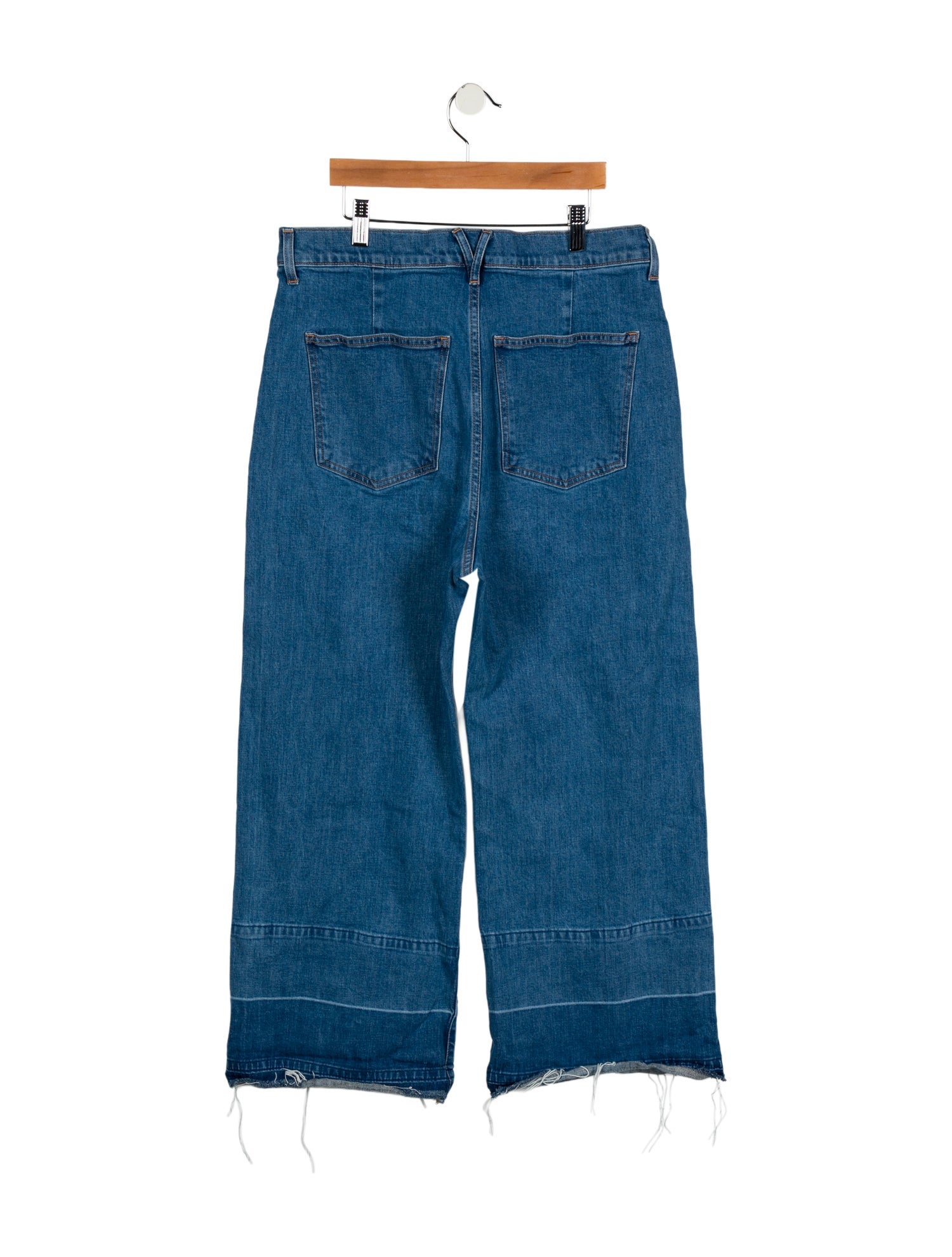 Veronica Beard High-Rise Wide Leg Jeans