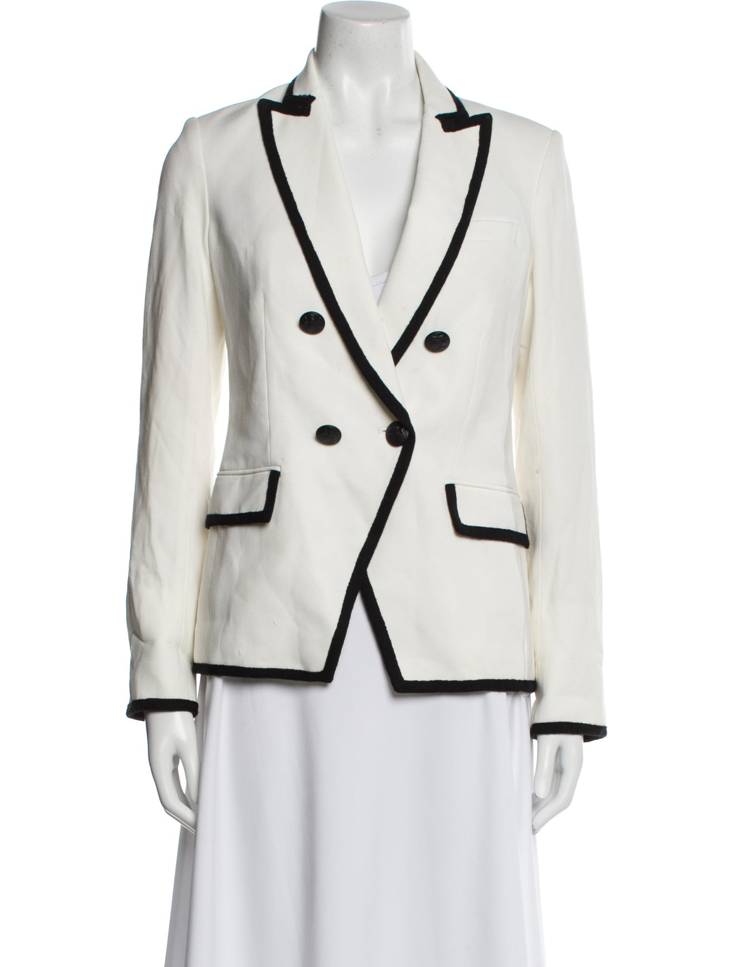 Veronica Beard Colorblock Pattern Blazer