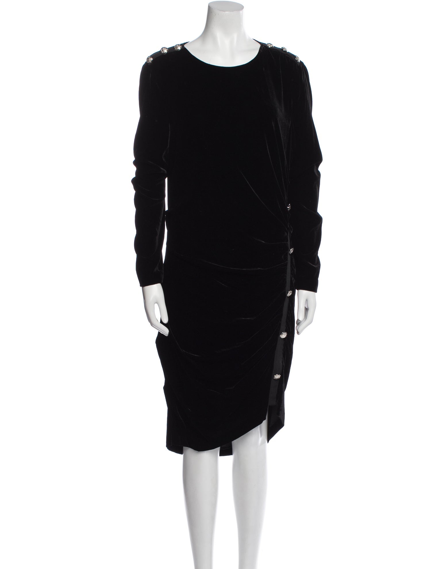 Veronica Beard Scoop Neck Midi Length Dress