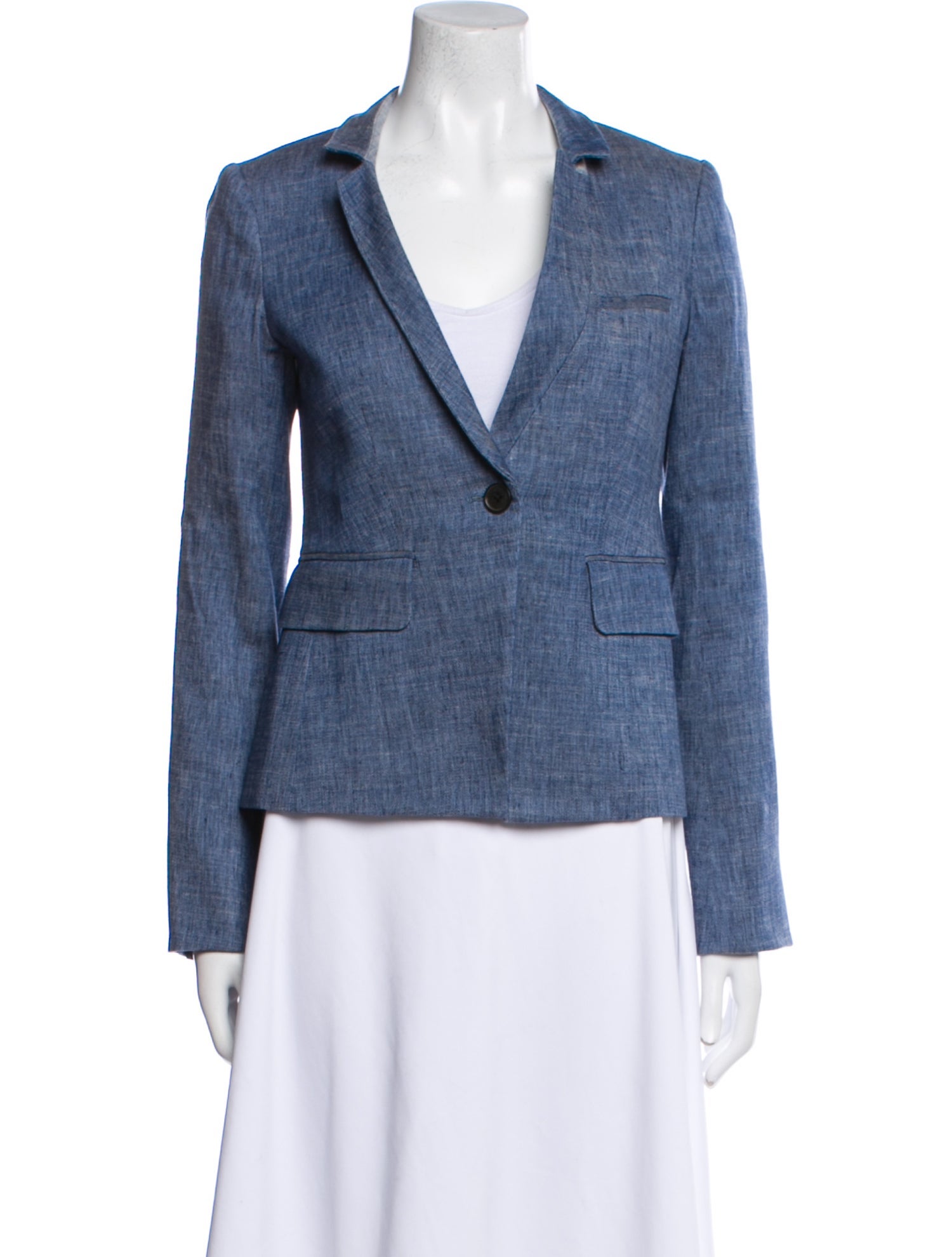 Veronica Beard Linen Printed Blazer