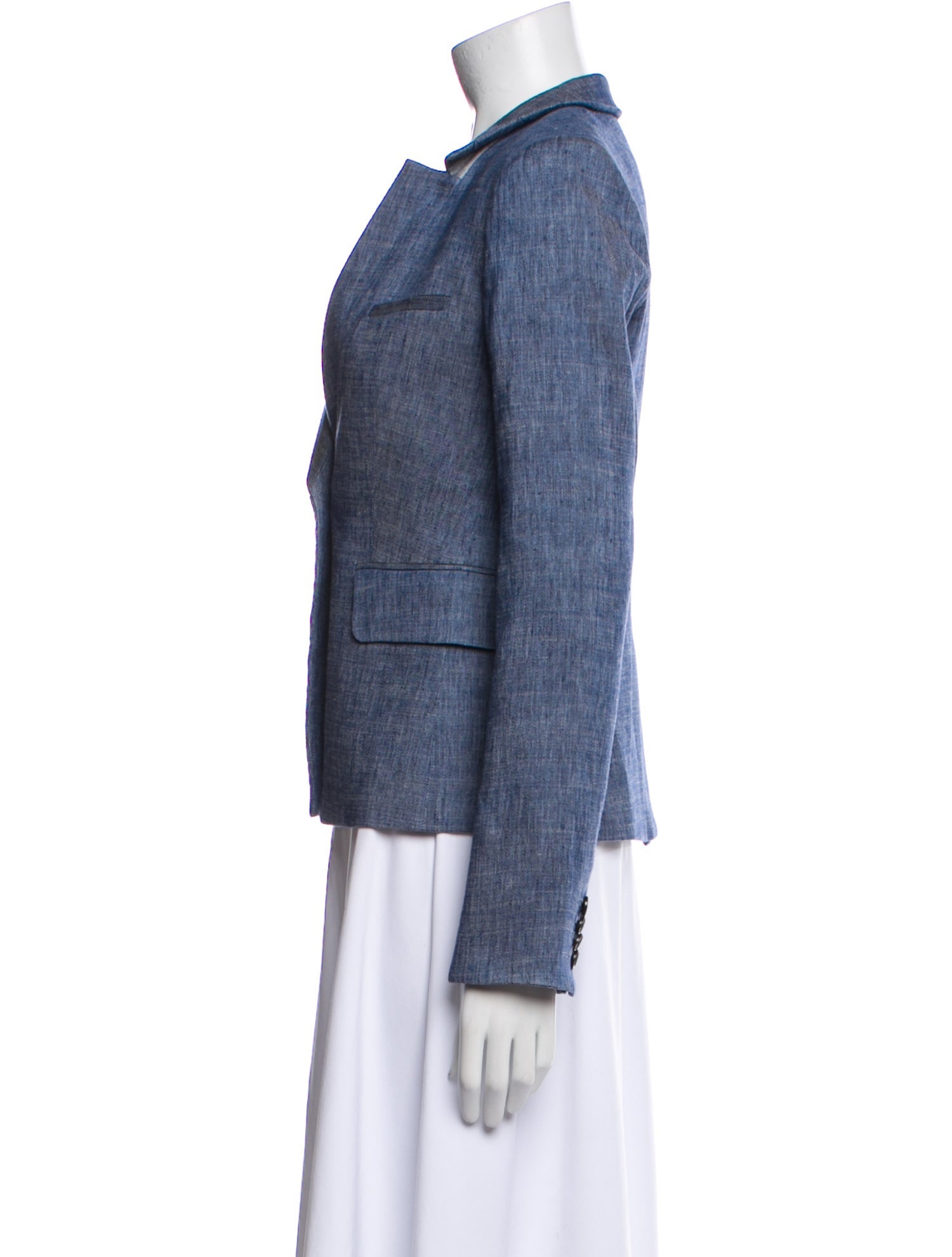 Veronica Beard Linen Printed Blazer