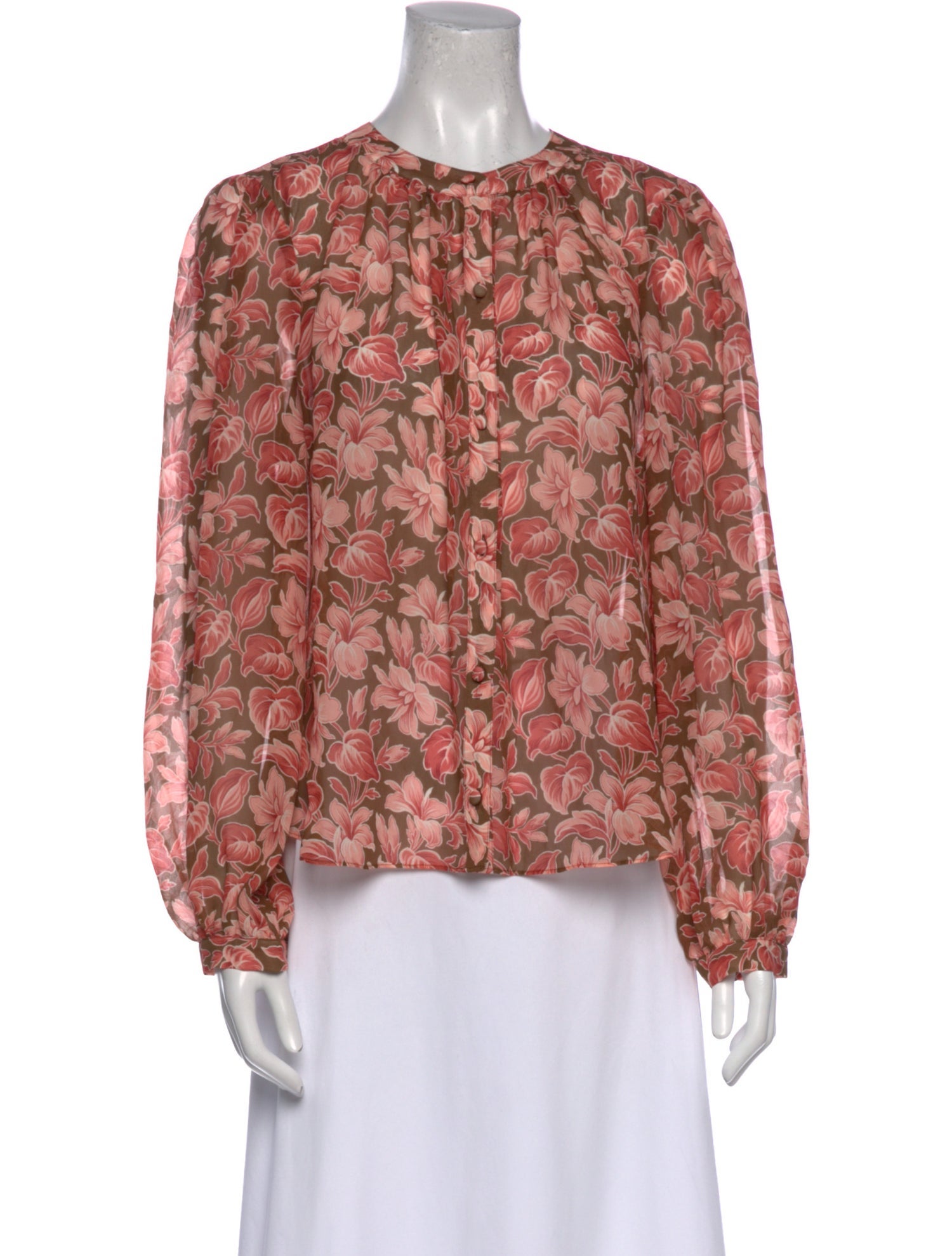 Veronica Beard Silk Floral Print Blouse w/ Tags