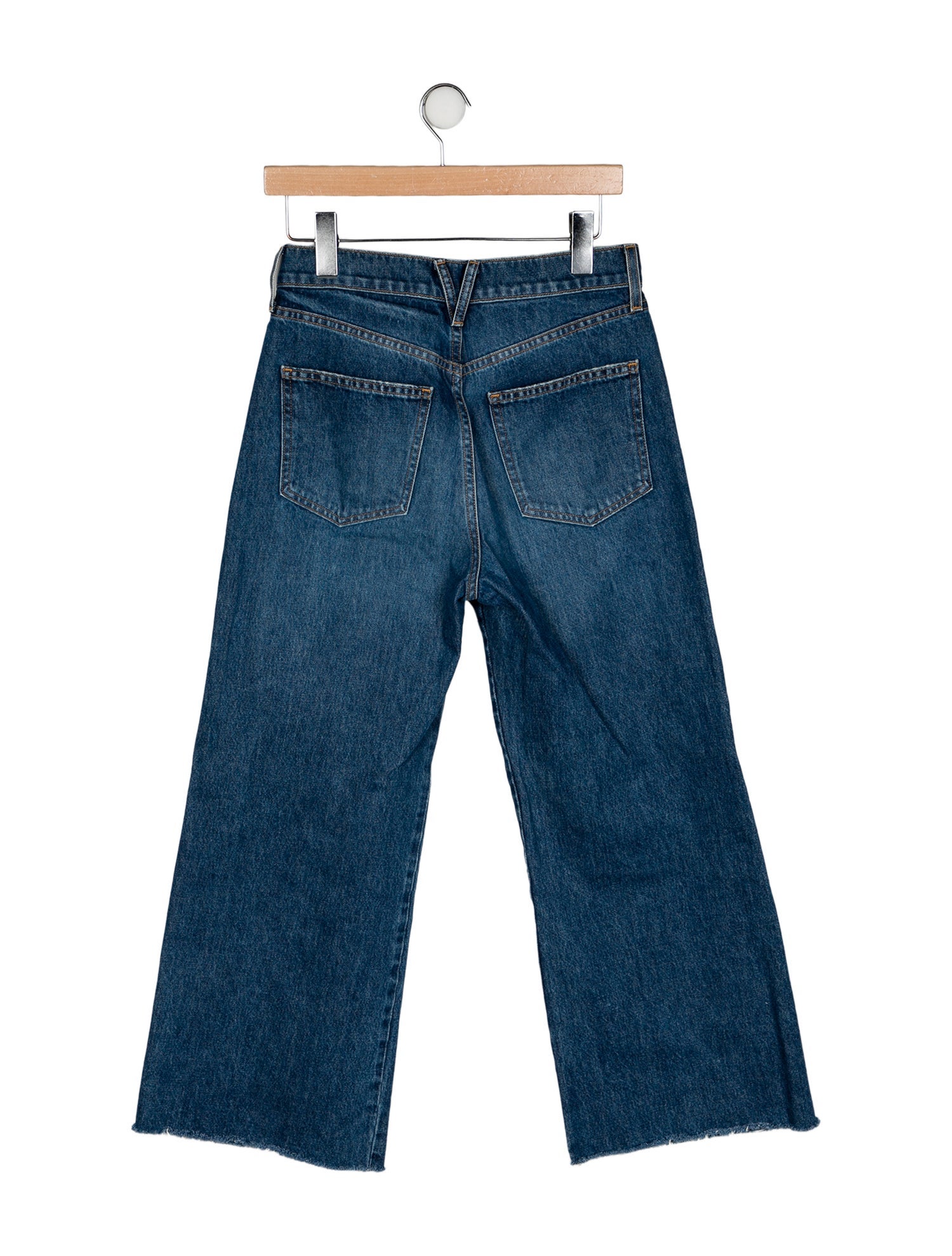 Veronica Beard High-Rise Wide Leg Jeans