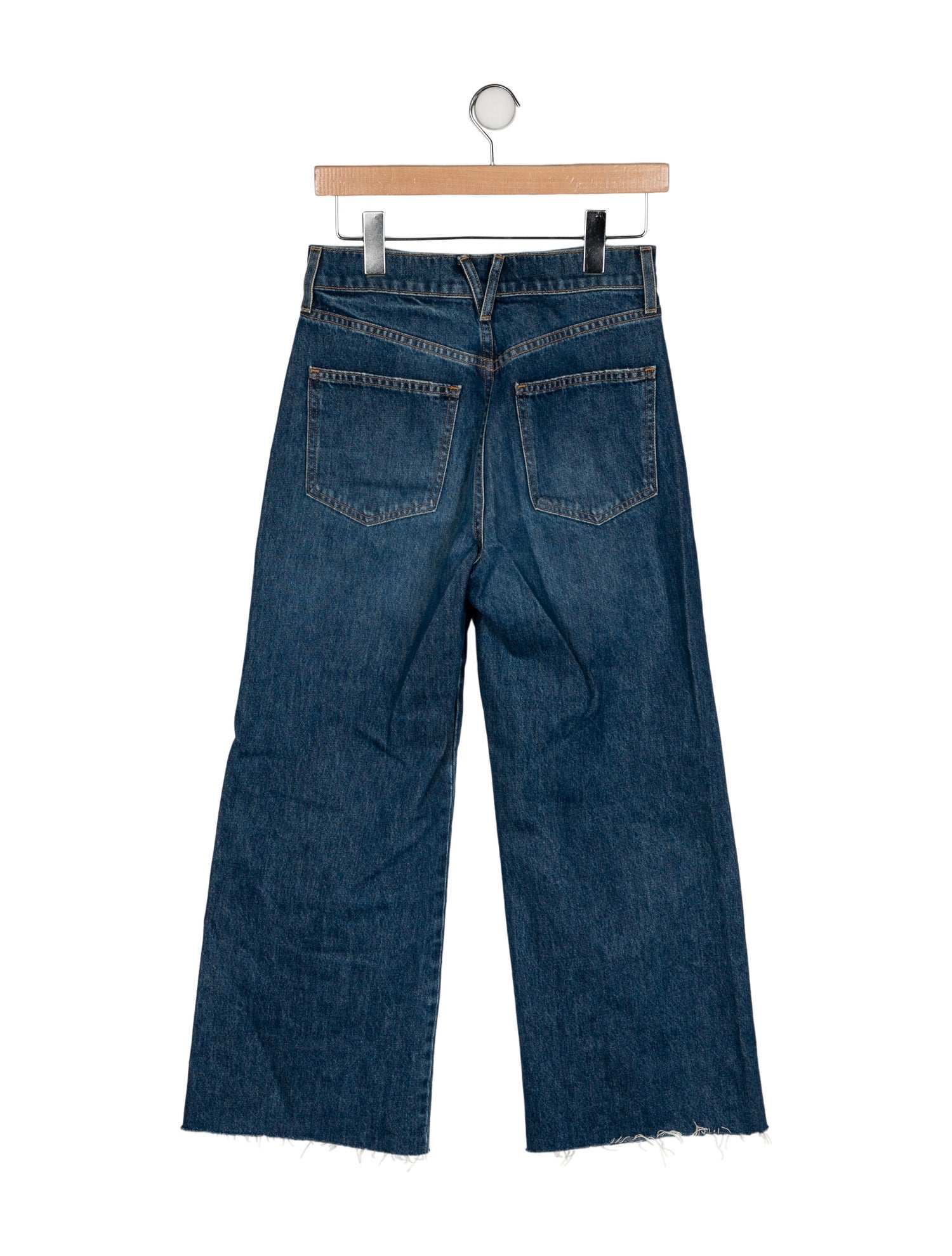 Veronica Beard High-Rise Wide Leg Jeans