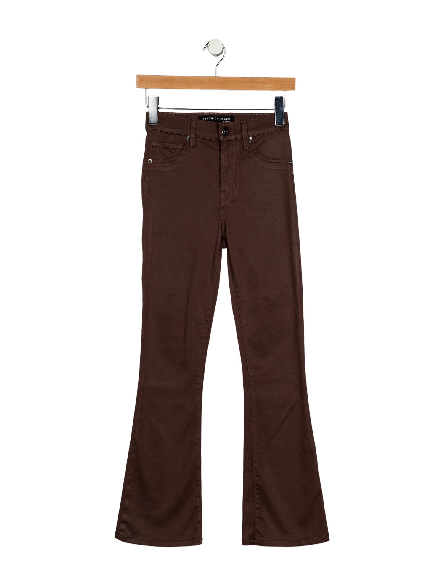 Veronica Beard Low-Rise Flared Jeans