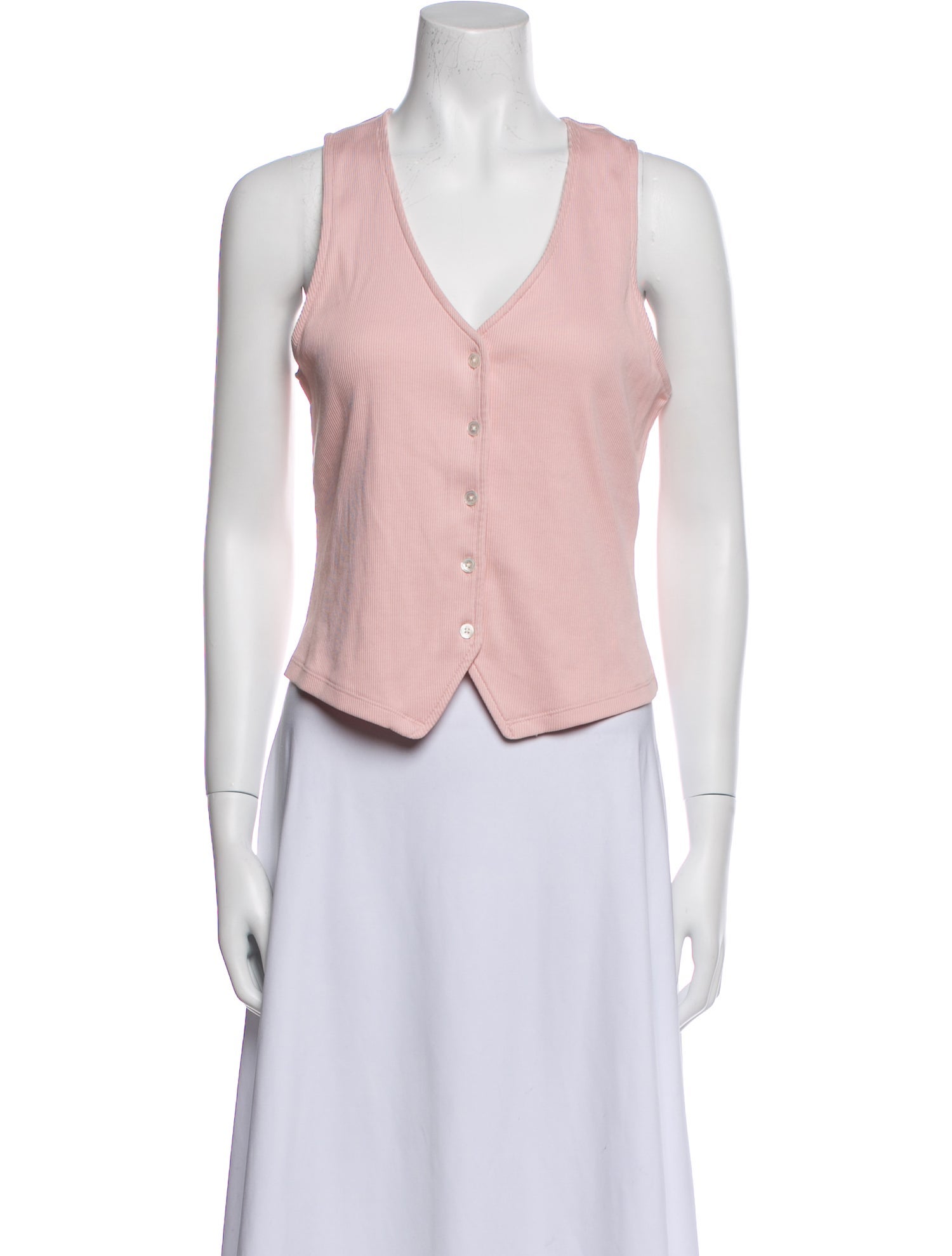 Veronica Beard V-Neck Sleeveless Crop Top w/ Tags