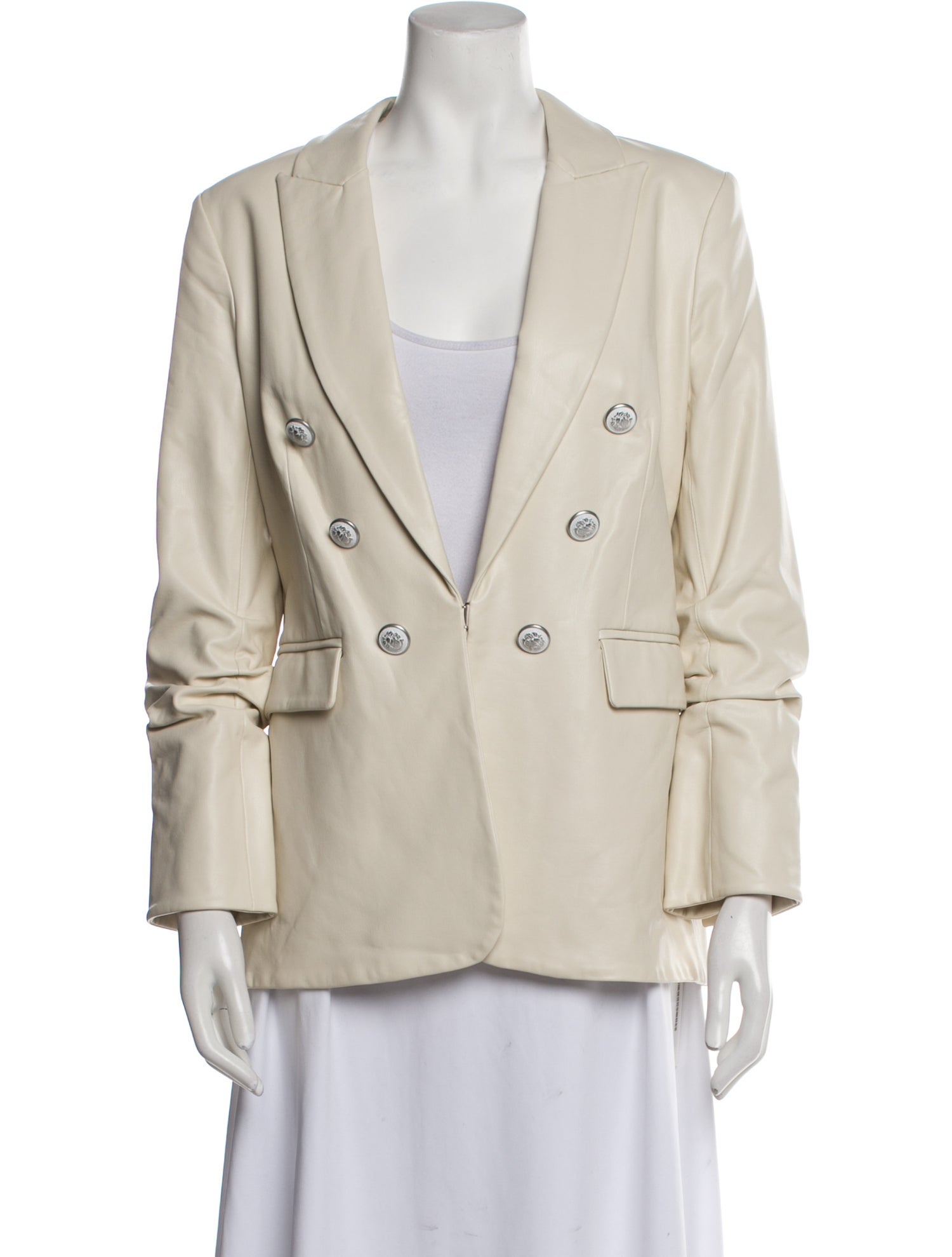 Veronica Beard Faux Leather Blazer