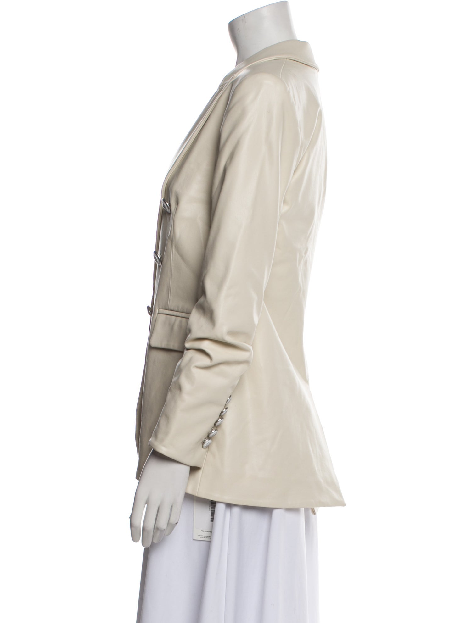 Veronica Beard Faux Leather Blazer