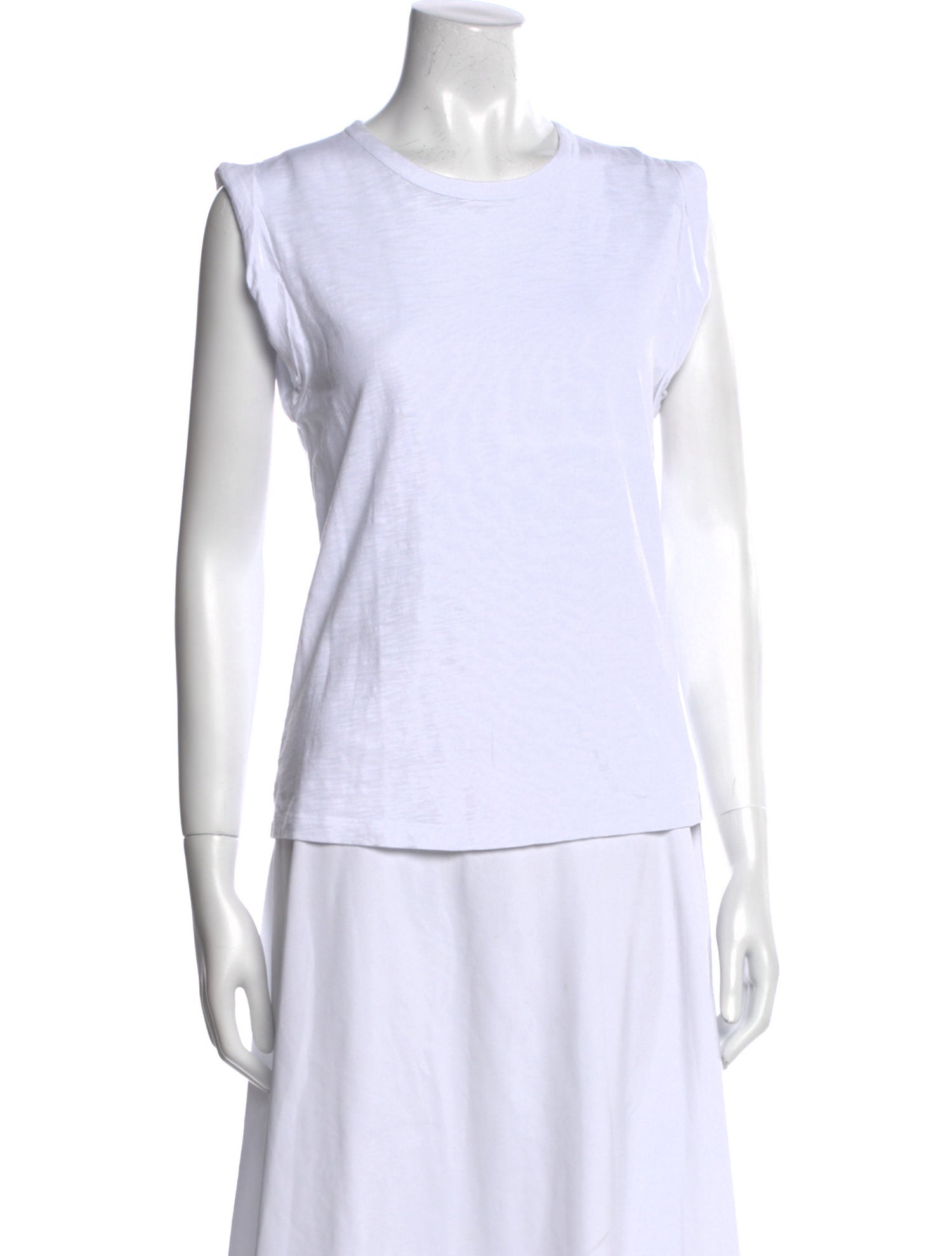 Veronica Beard Crew Neck Sleeveless T-Shirt