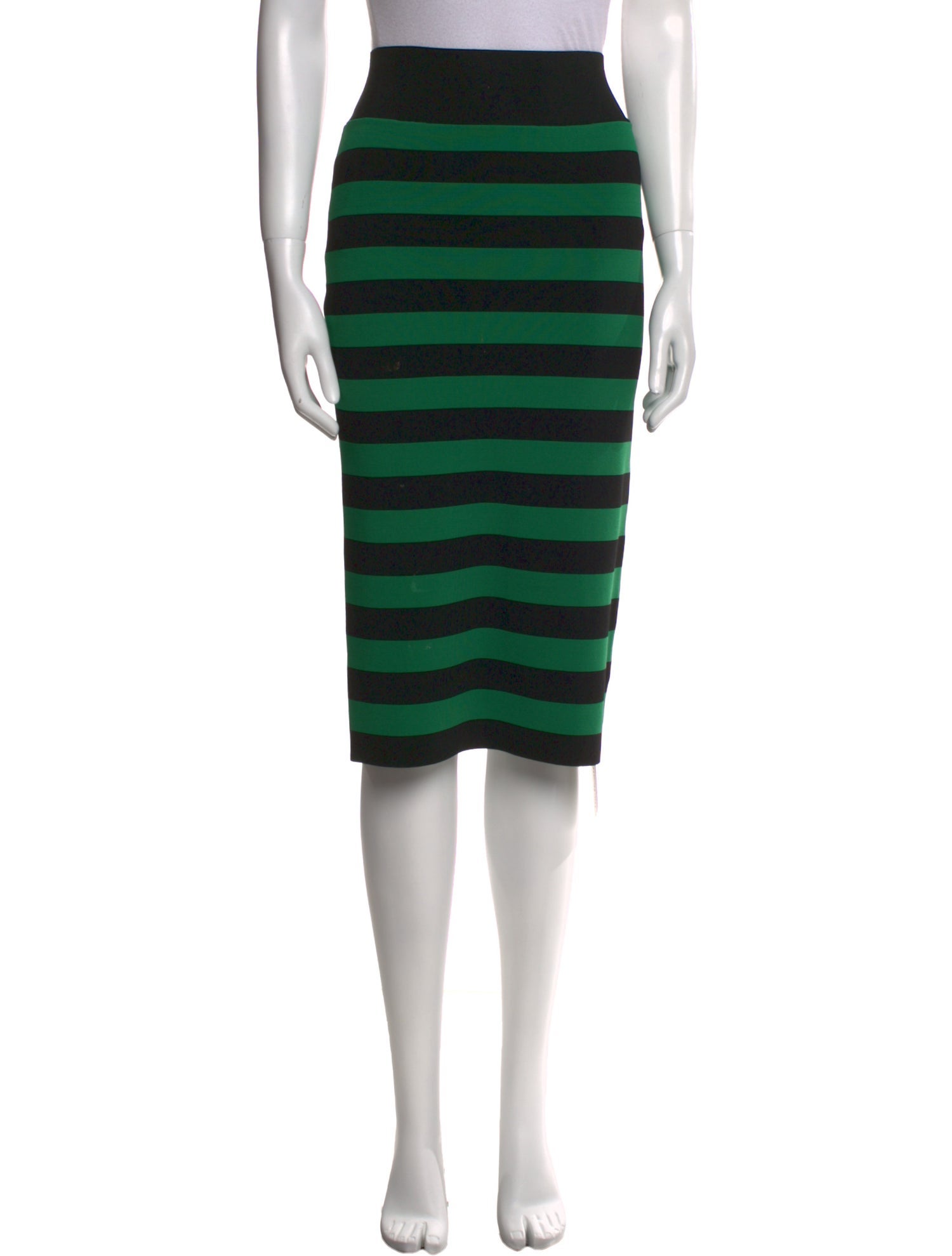 Veronica Beard Striped Knee-Length Skirt