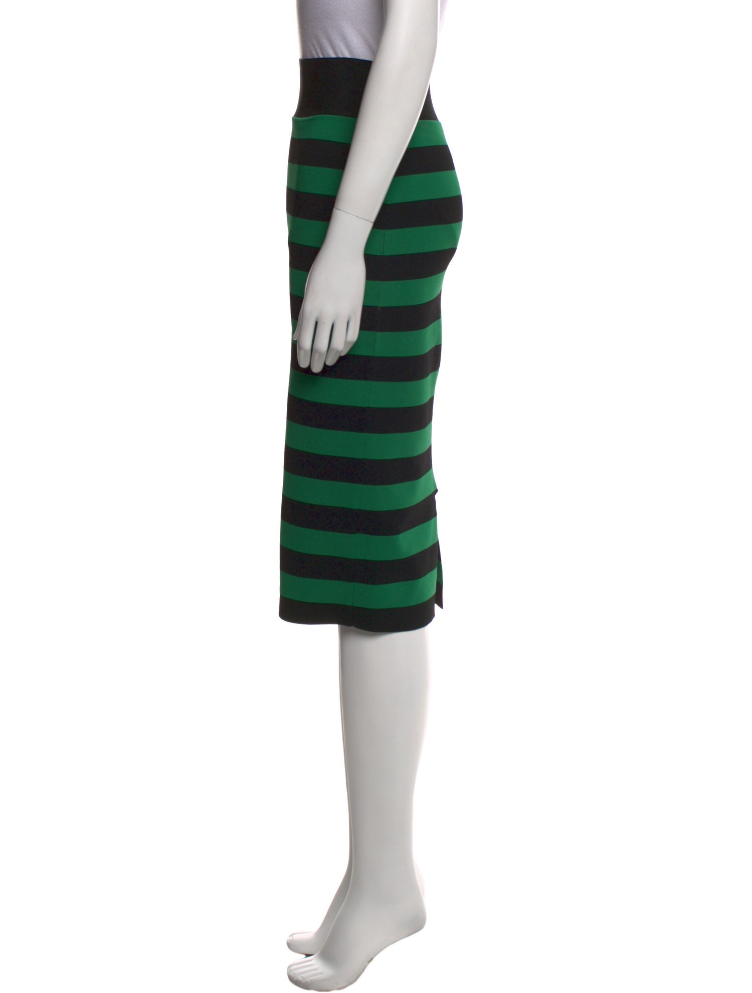 Veronica Beard Striped Knee-Length Skirt