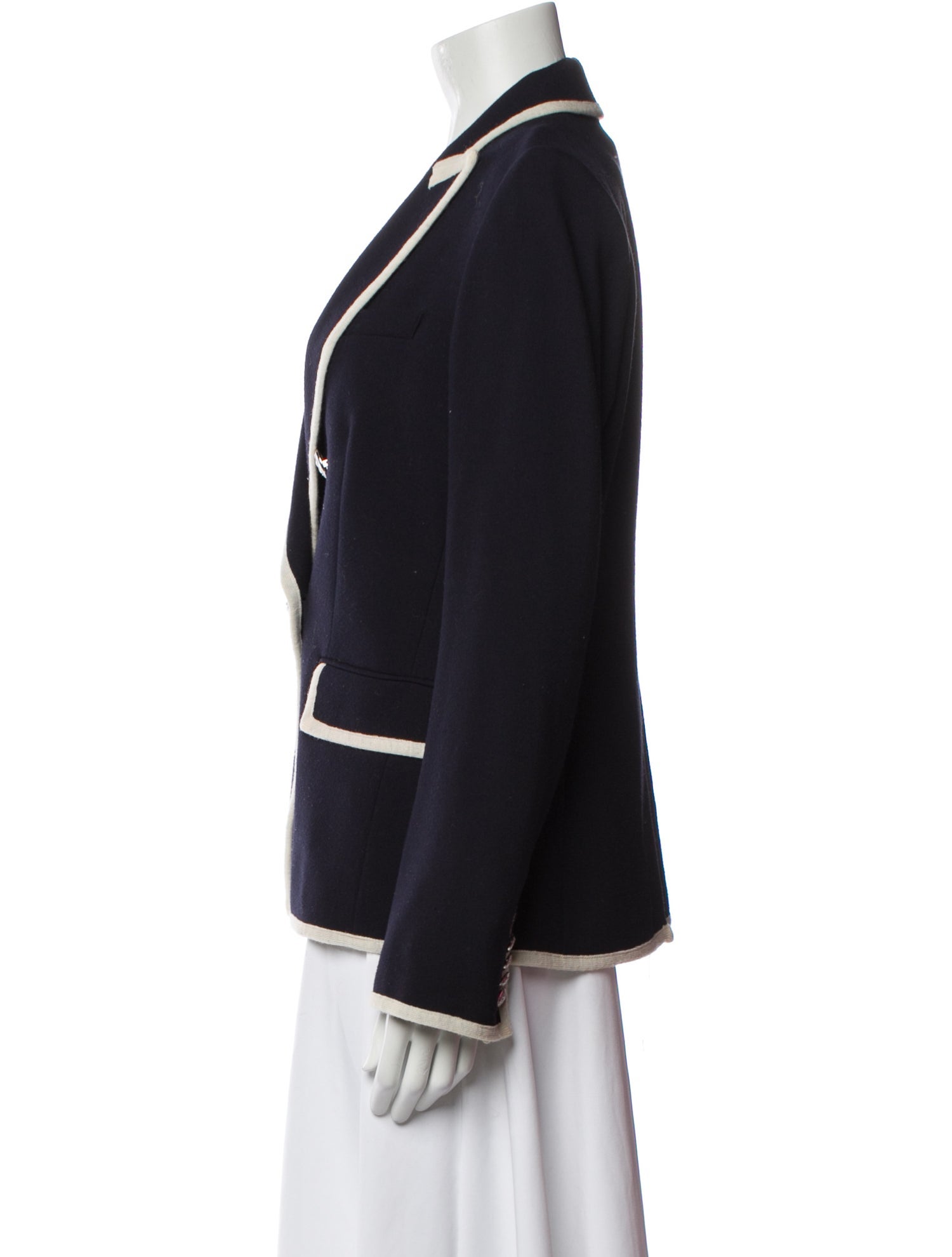 Veronica Beard Colorblock Pattern Blazer