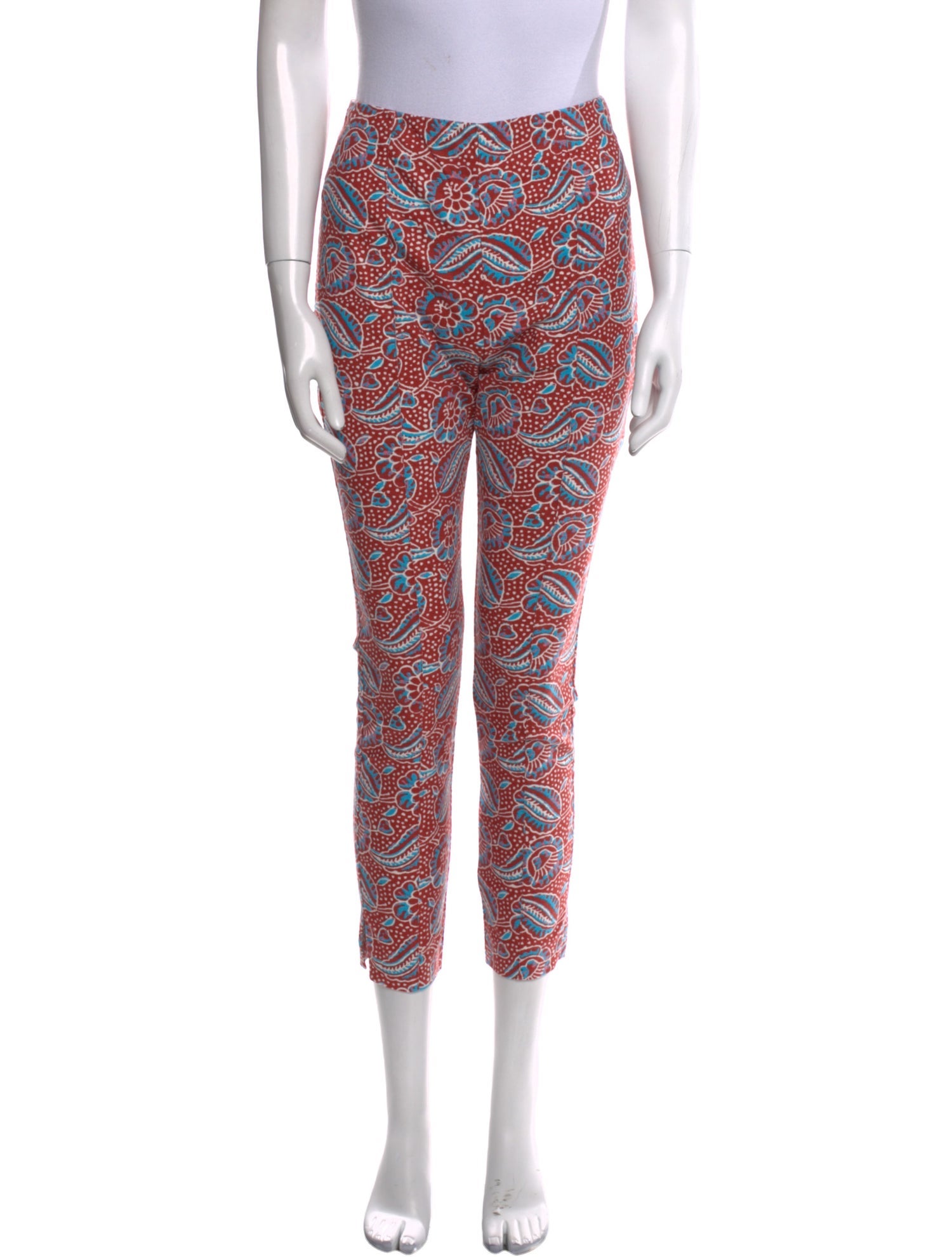 Veronica Beard Printed Skinny Leg Pants