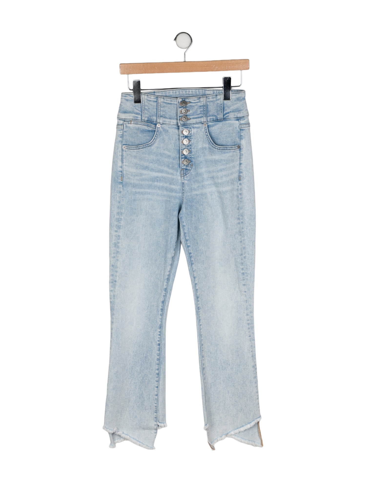 Veronica Beard High-Rise Straight Leg Jeans