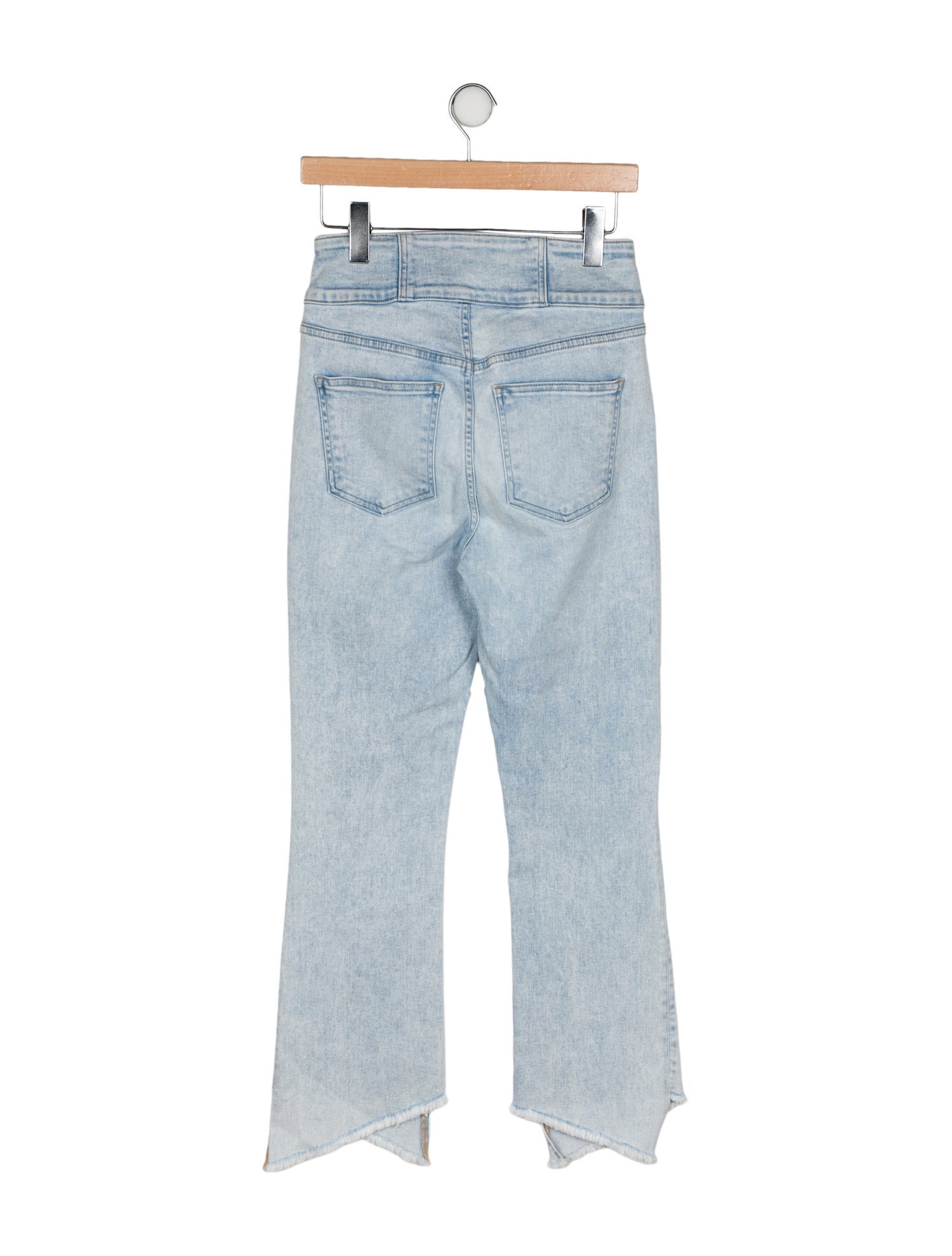 Veronica Beard High-Rise Straight Leg Jeans
