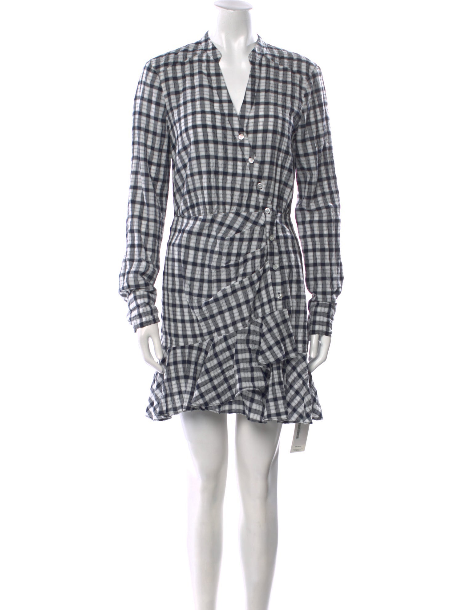 Veronica Beard Plaid Print Mini Dress