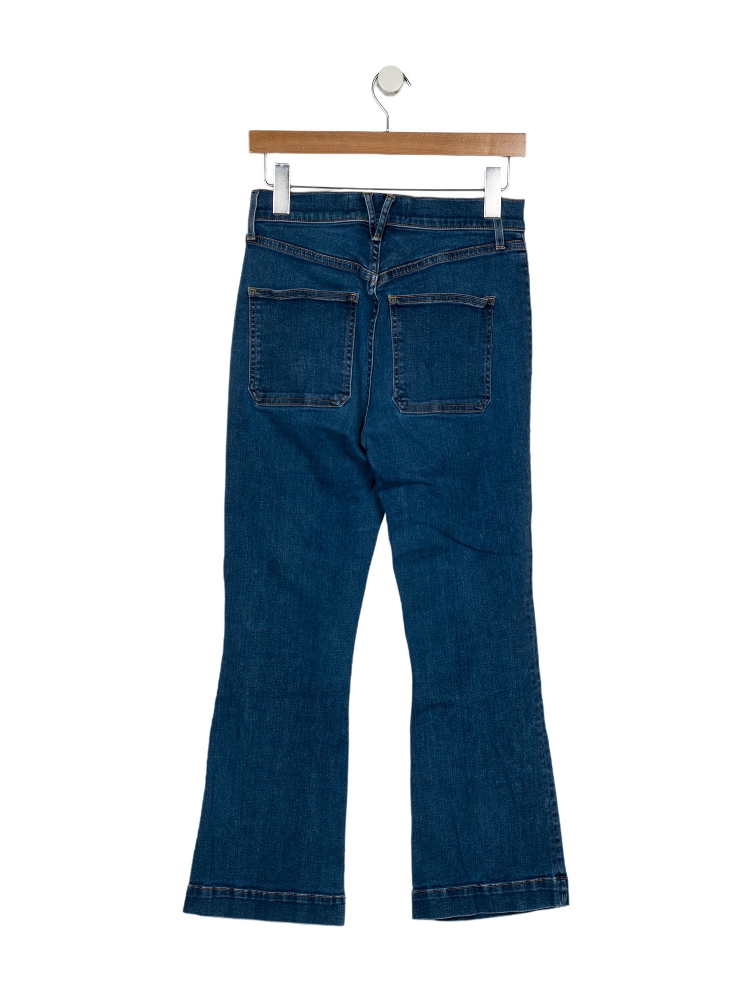 Veronica Beard Mid-Rise Straight Leg Jeans