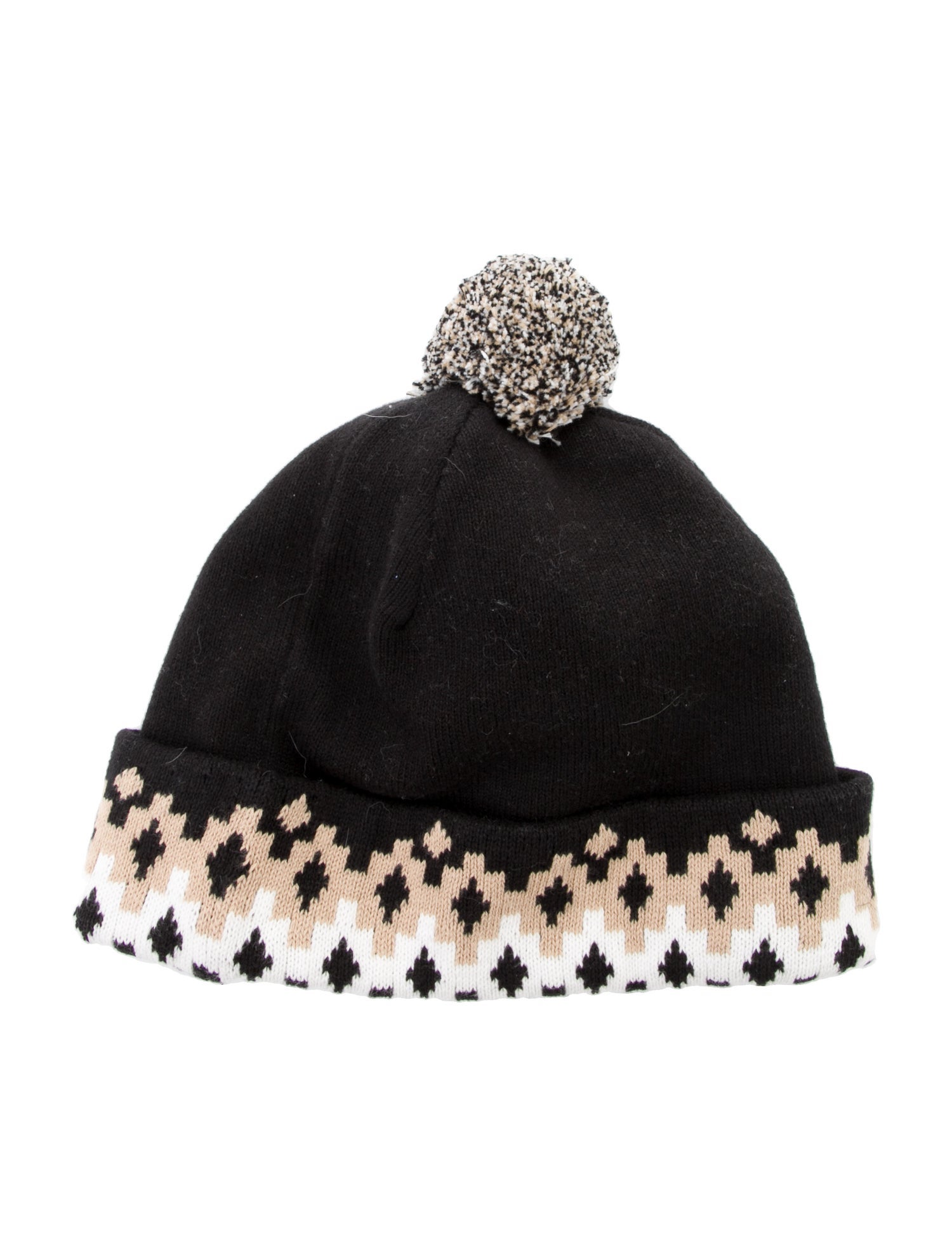 Veronica Beard Patterned Beanie