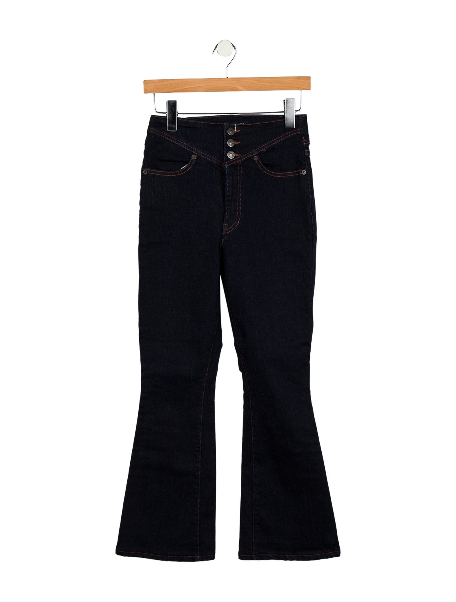Veronica Beard High-Rise Wide Leg Jeans