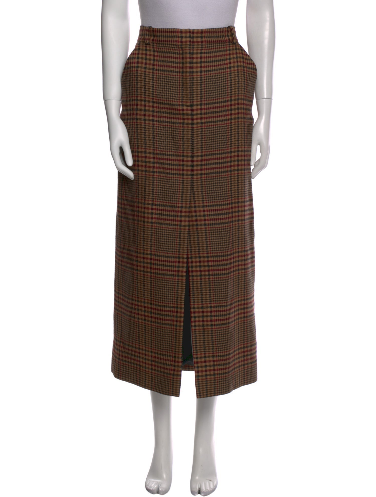 Veronica Beard Virgin Wool Midi Length Skirt