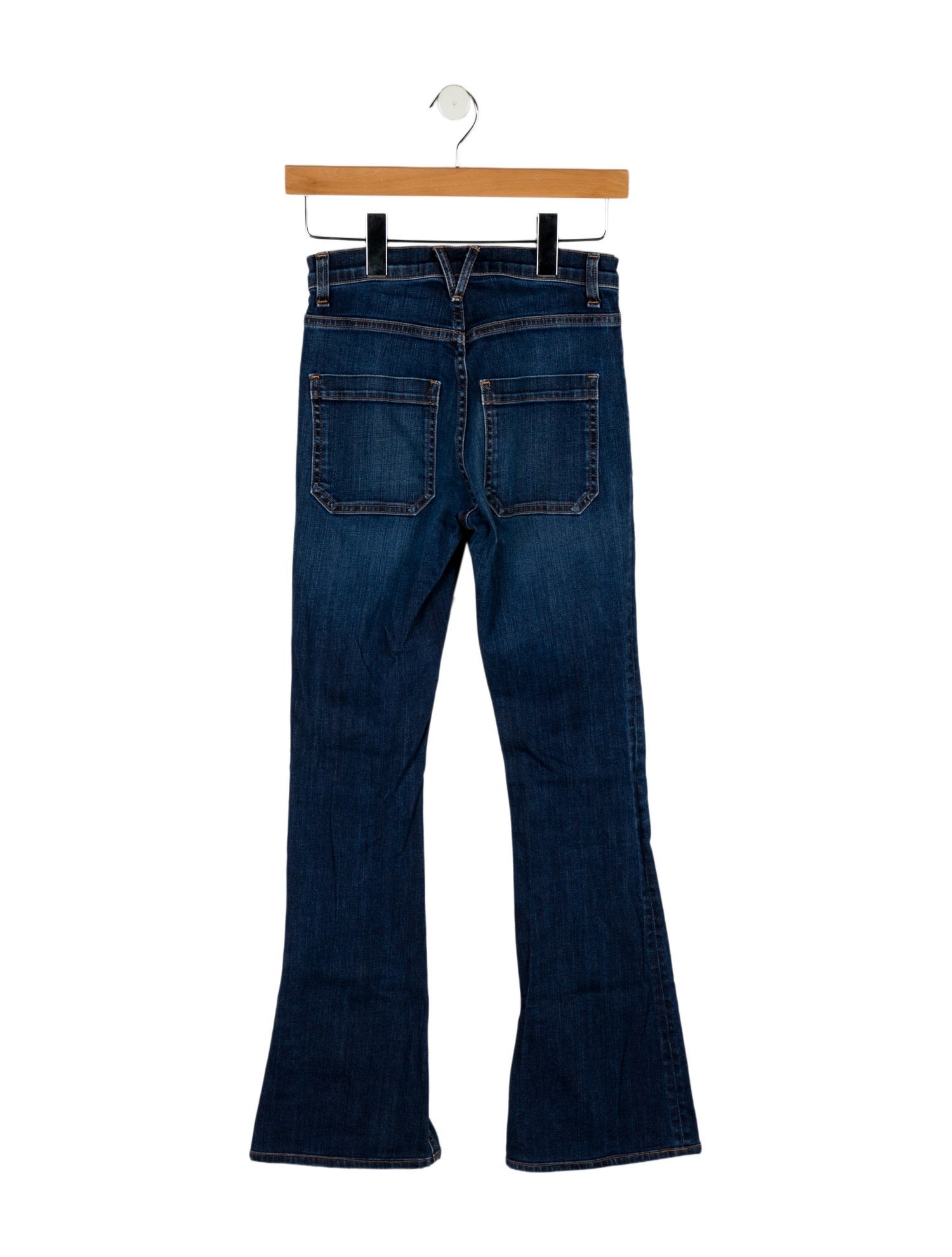 Veronica Beard High-Rise Straight Leg Jeans