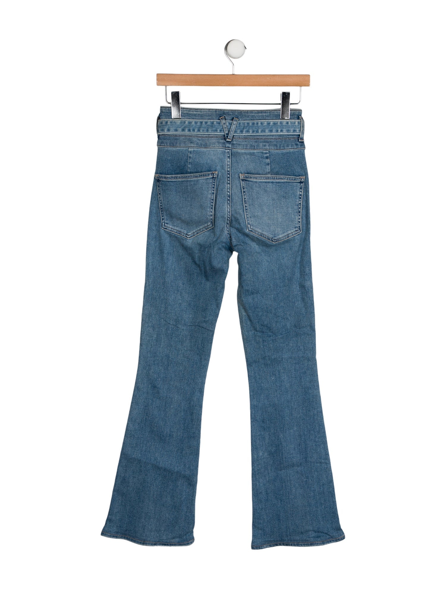 Veronica Beard High-Rise Wide Leg Jeans