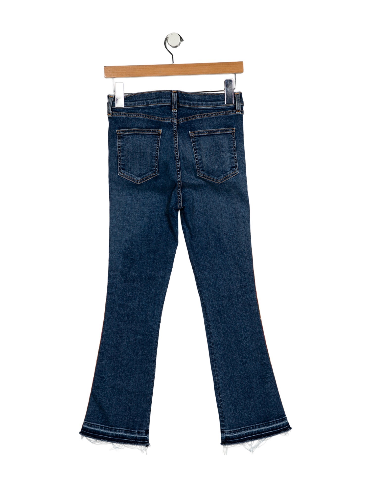 Veronica Beard High-Rise Straight Leg Jeans