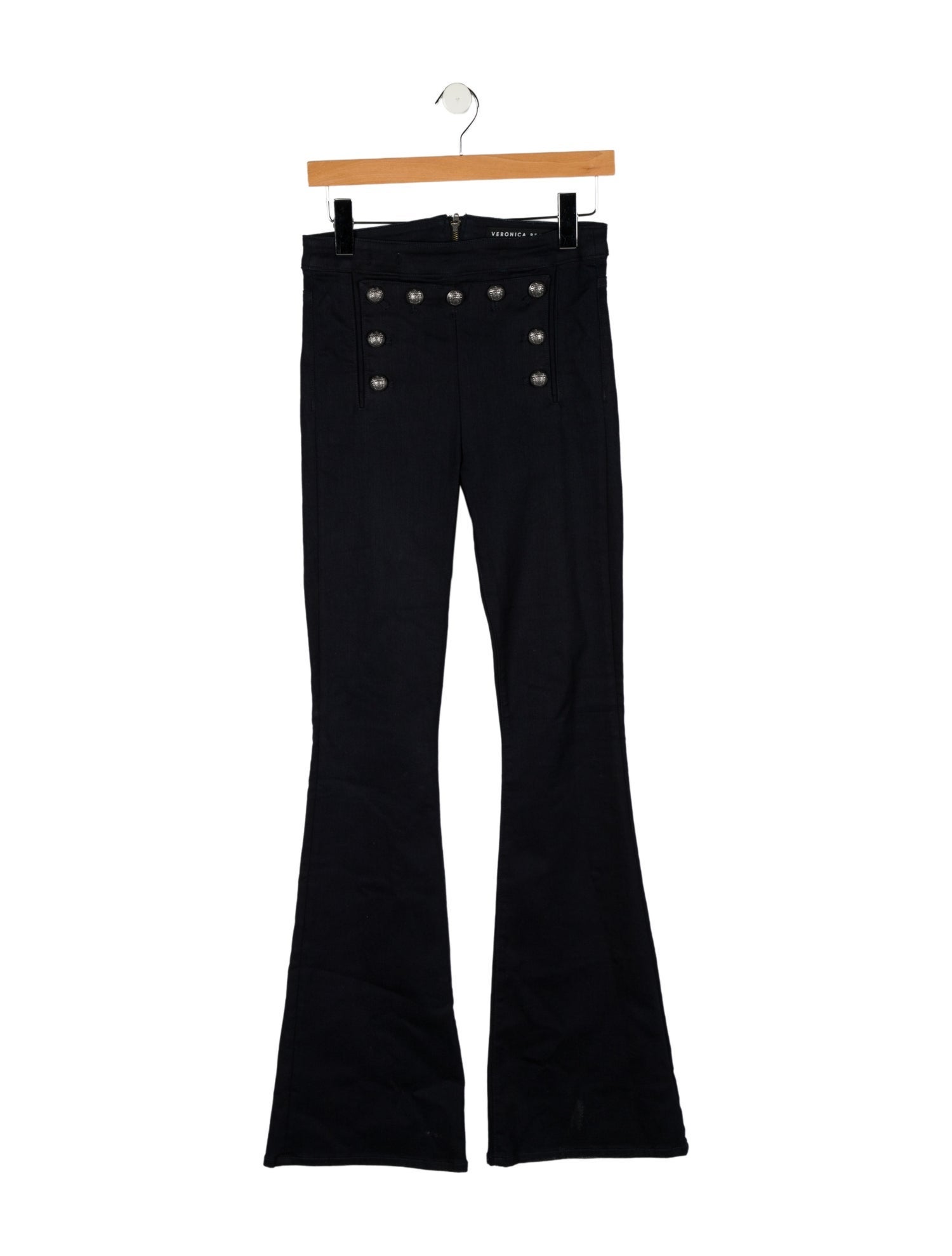Veronica Beard High-Rise Wide Leg Jeans