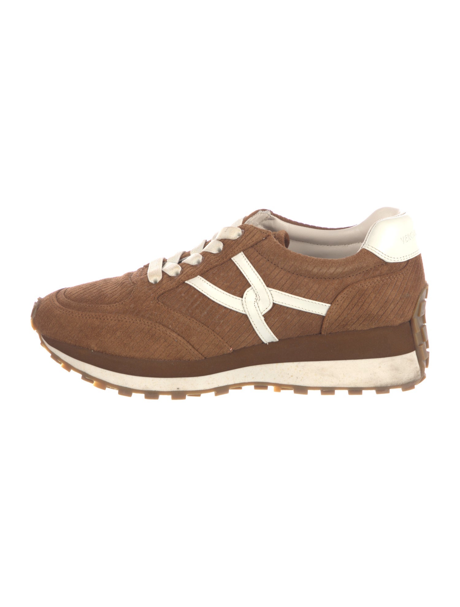 Veronica Beard Suede Faux Fur Trim Sneakers