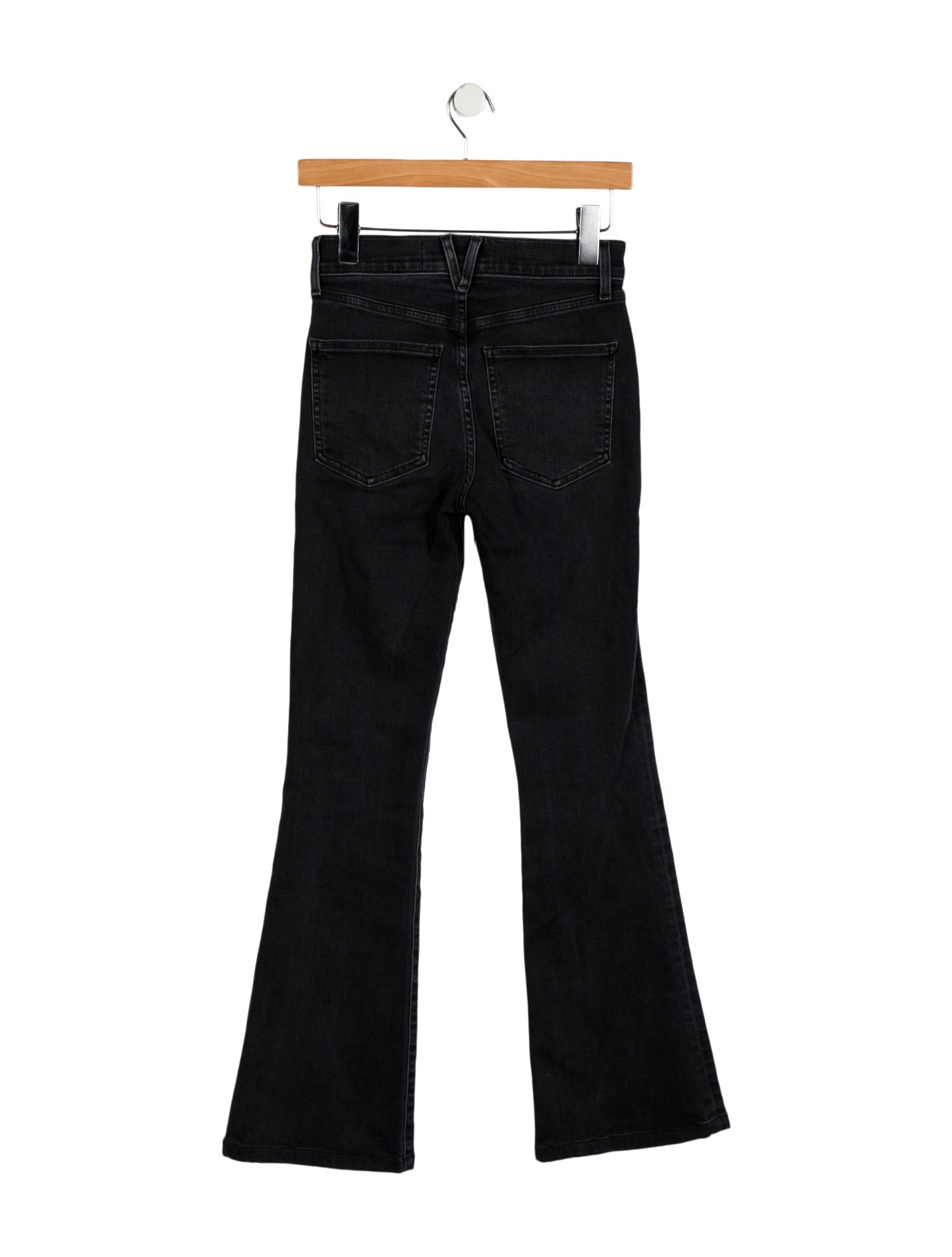Veronica Beard Mid-Rise Wide Leg Jeans