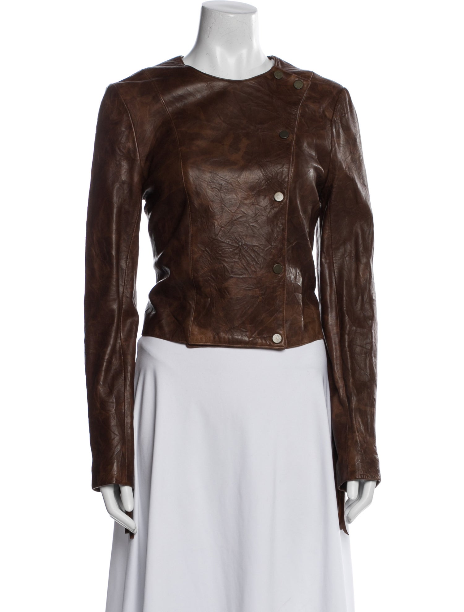 Veronica Beard Leather Biker Jacket