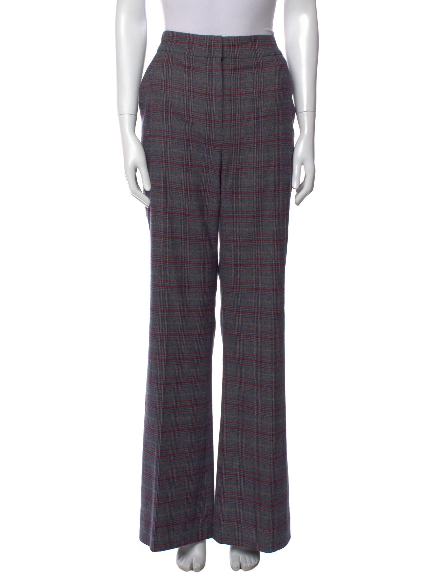 Veronica Beard Wool Wide Leg Pants
