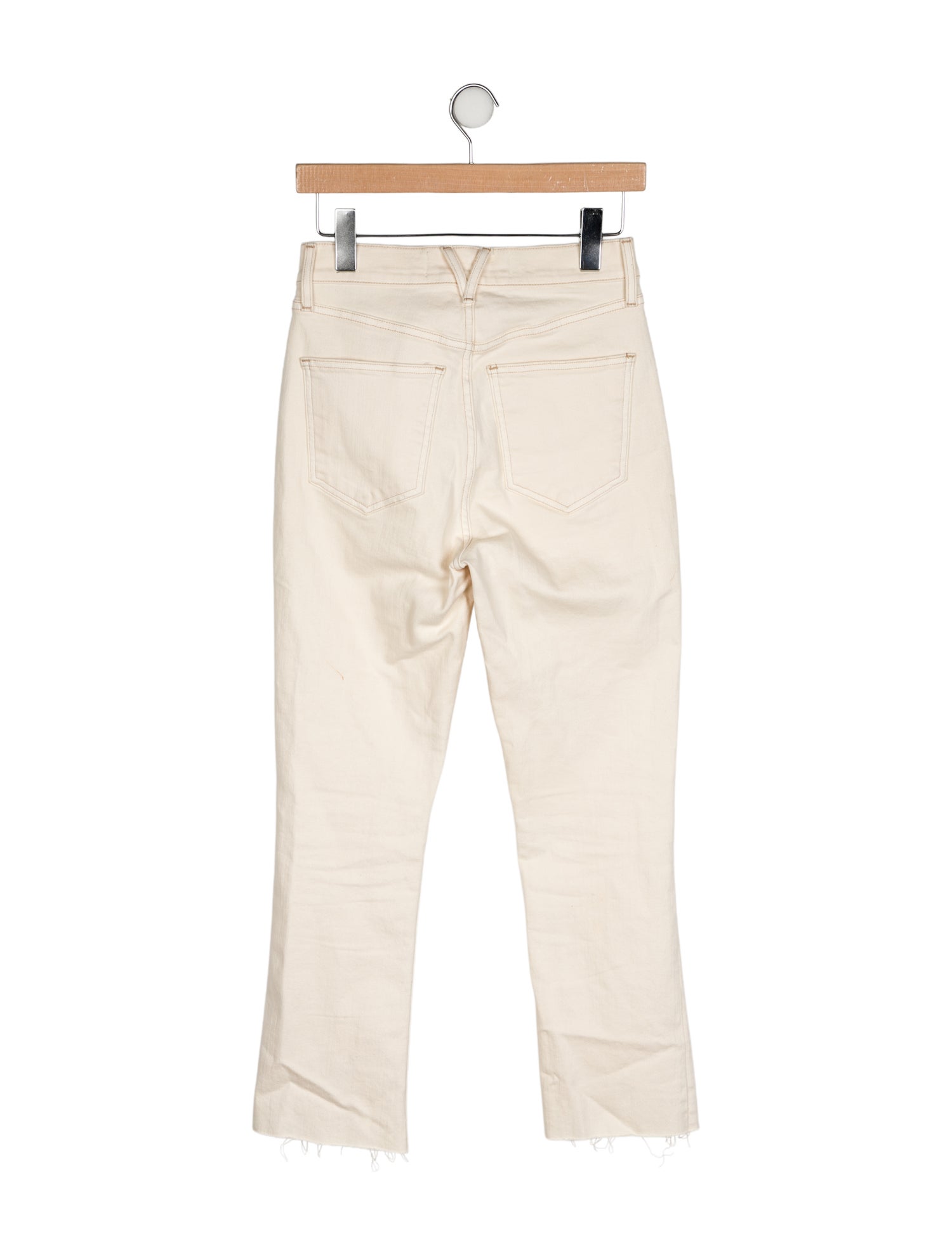 Veronica Beard High-Rise Straight Leg Jeans