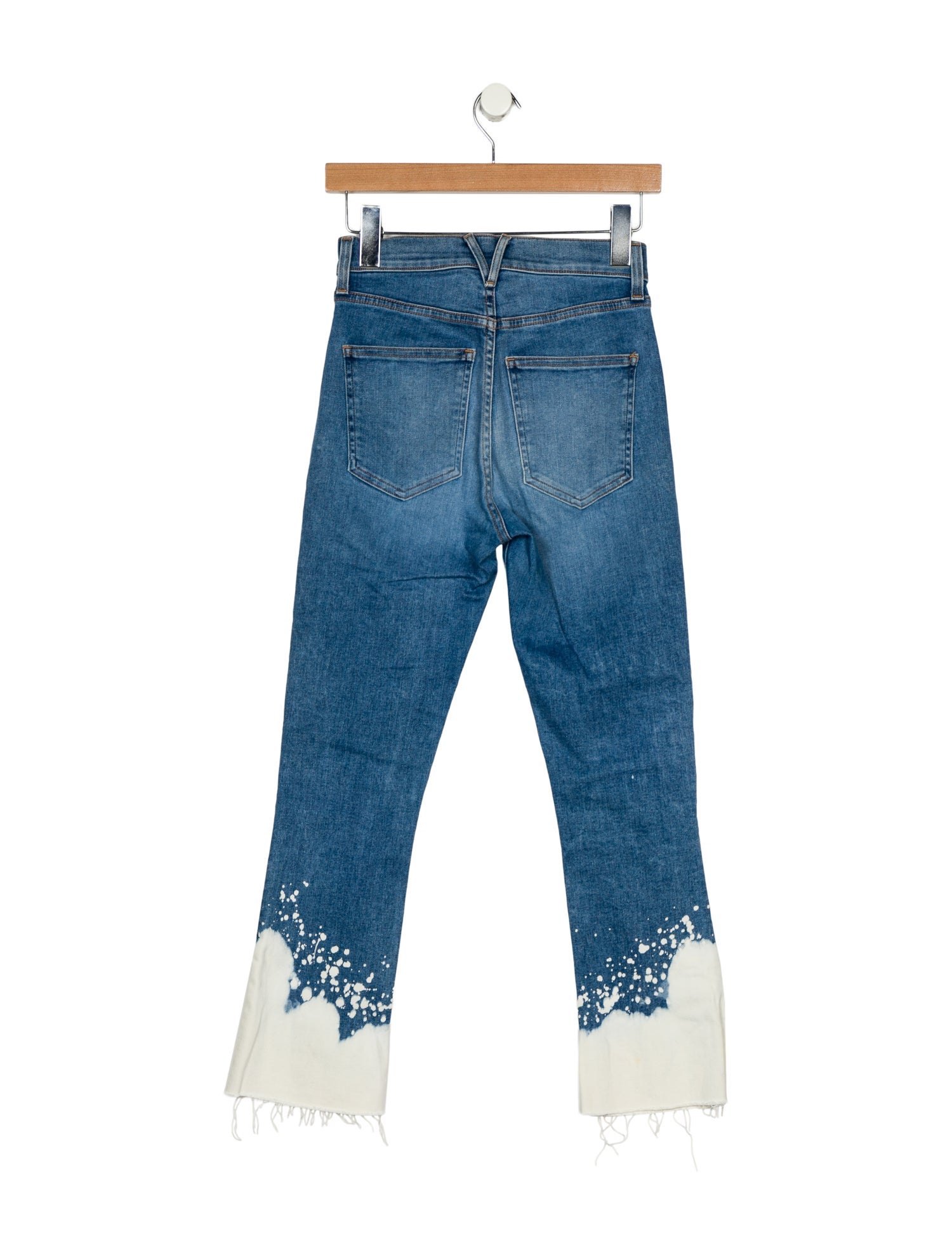Veronica Beard Mid-Rise Straight Leg Jeans