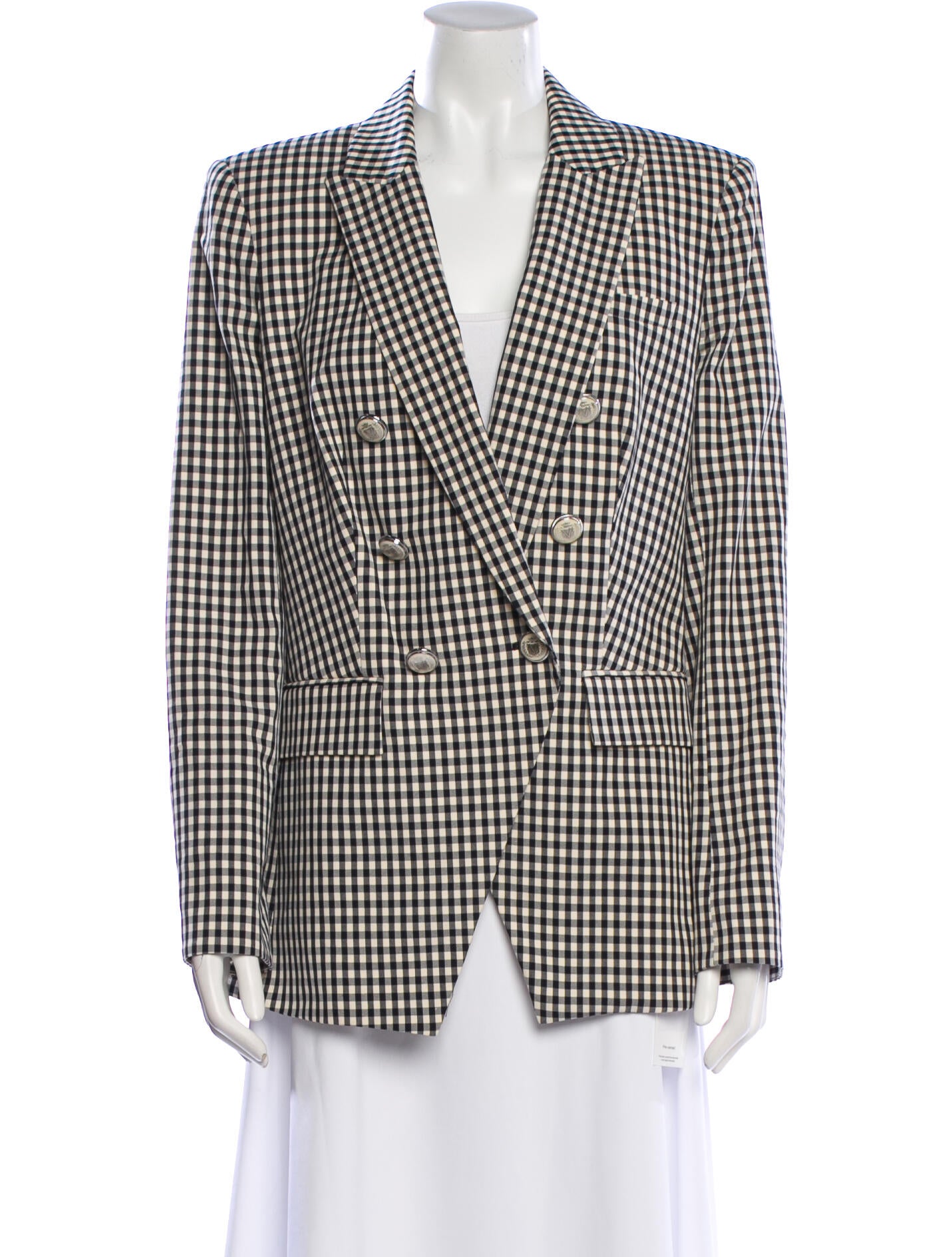 Veronica Beard Plaid Print Blazer